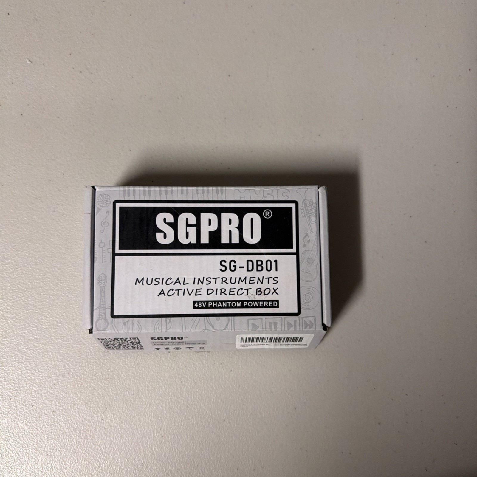SGPRO SG-DB01 Active Direct Box,Recording Signal DI Box for Musical Instruments