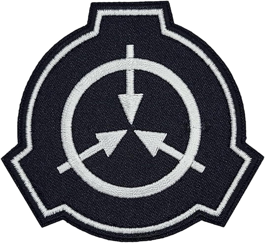 SCP Foundation Special Containment Embroidered Patch | 2PC Bundle -HOOK BACKING