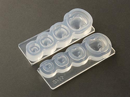 Kameshima Clay Jewelry Mold, Apple