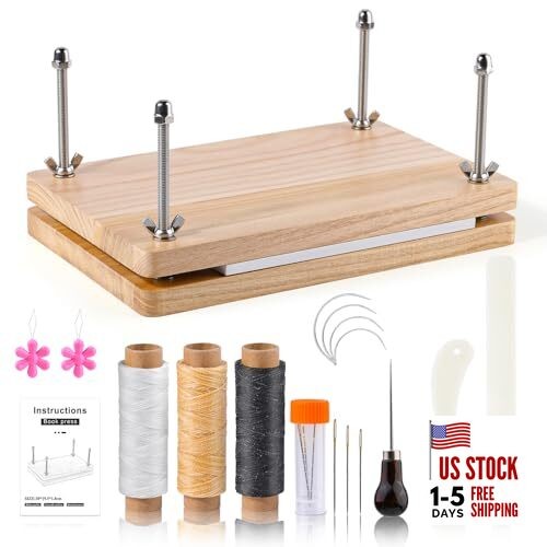 Book Binding Kits, Bookbinding Supplies, 7.9"x11.6" Bookbinding Kit -1