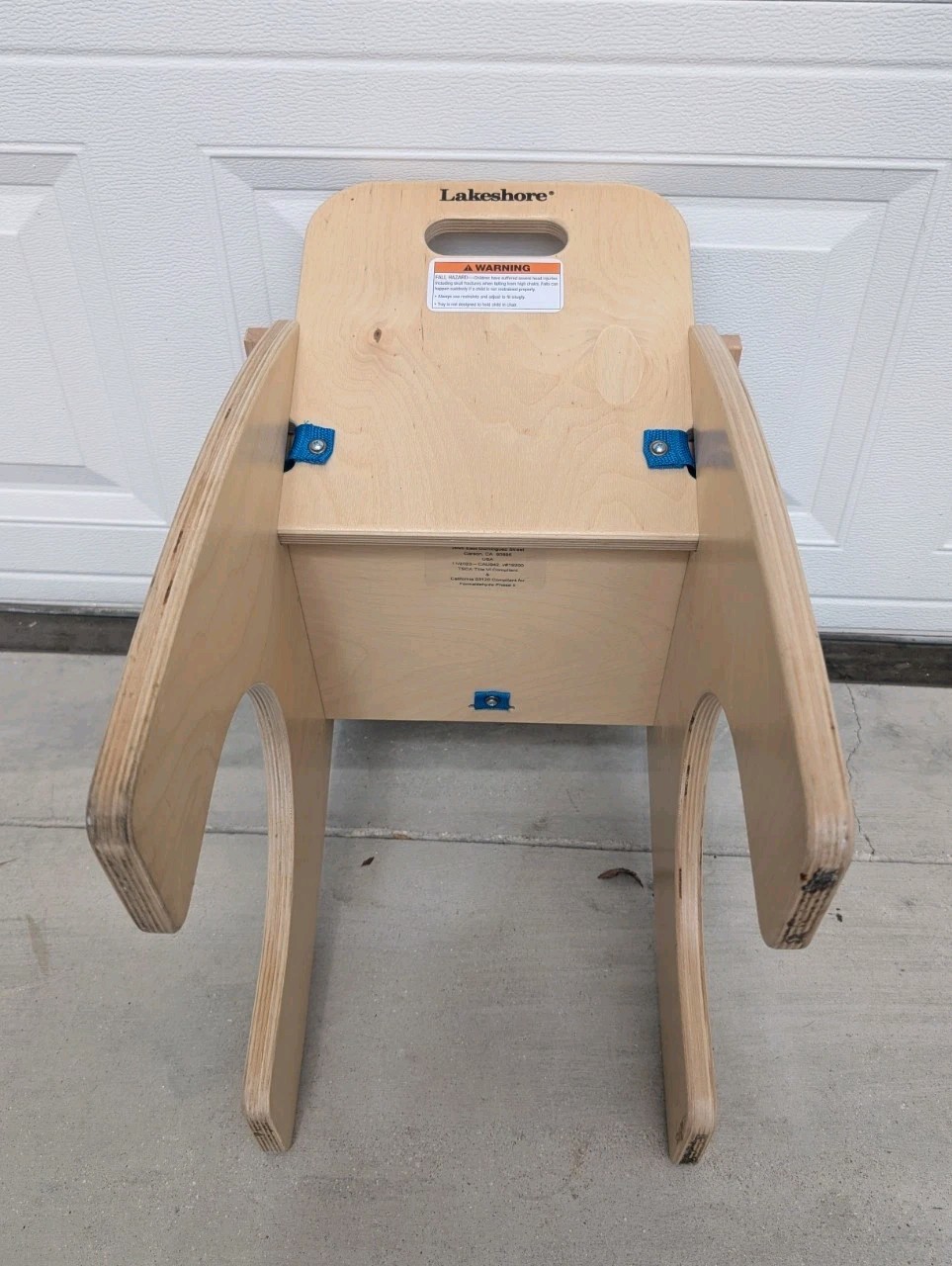 Lakeshore Learning Materials Birch Wood Toddler Chair Kids Furniture 21" X 13"