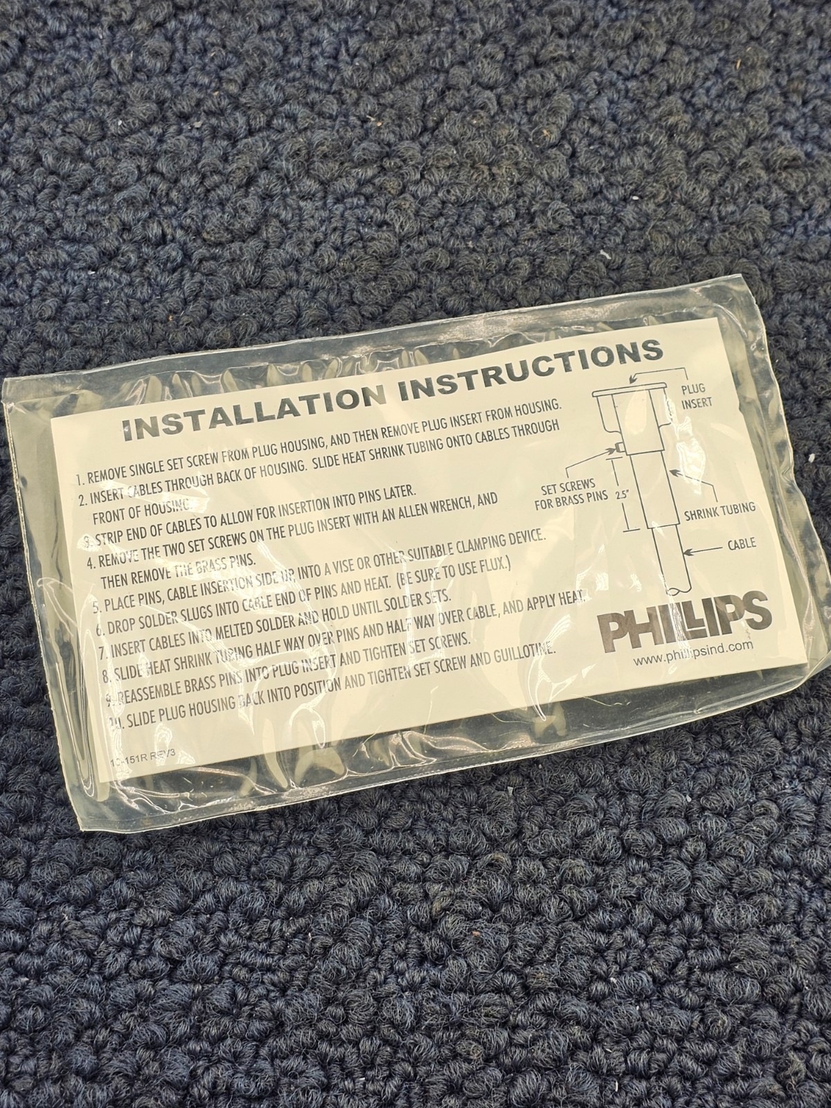PHILLIPS 15-336: Plug, 2-Way, Double Grip, With Spring, Die Cast
