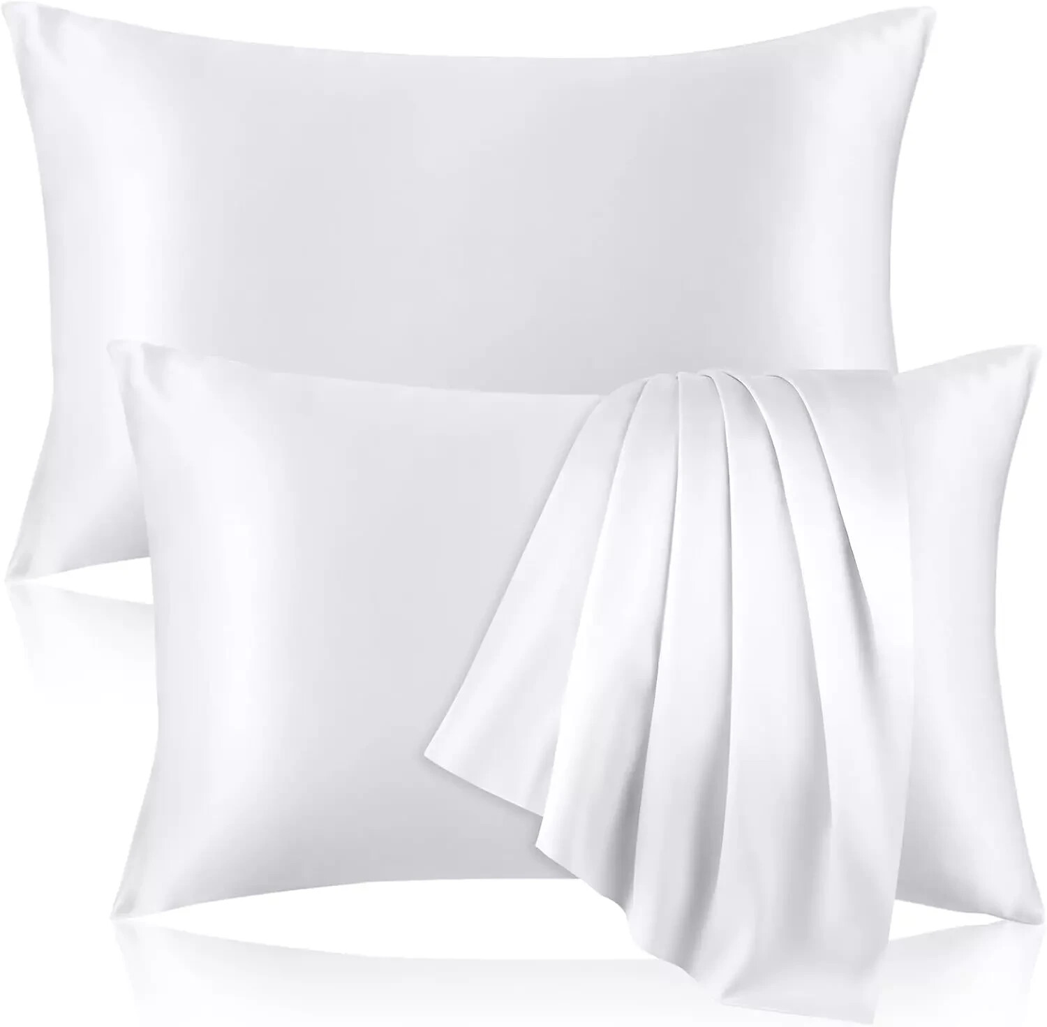 100% Pure Silk Pillowcase for Hair and Skin, Both Sides Mulberry Silk Pillowcase