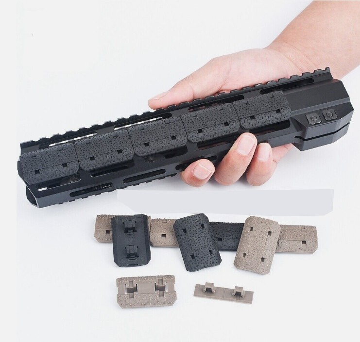 M-lok Rail Cover 12 Piece Polymer Mlok System Covers Fit Mlok Rail System Black