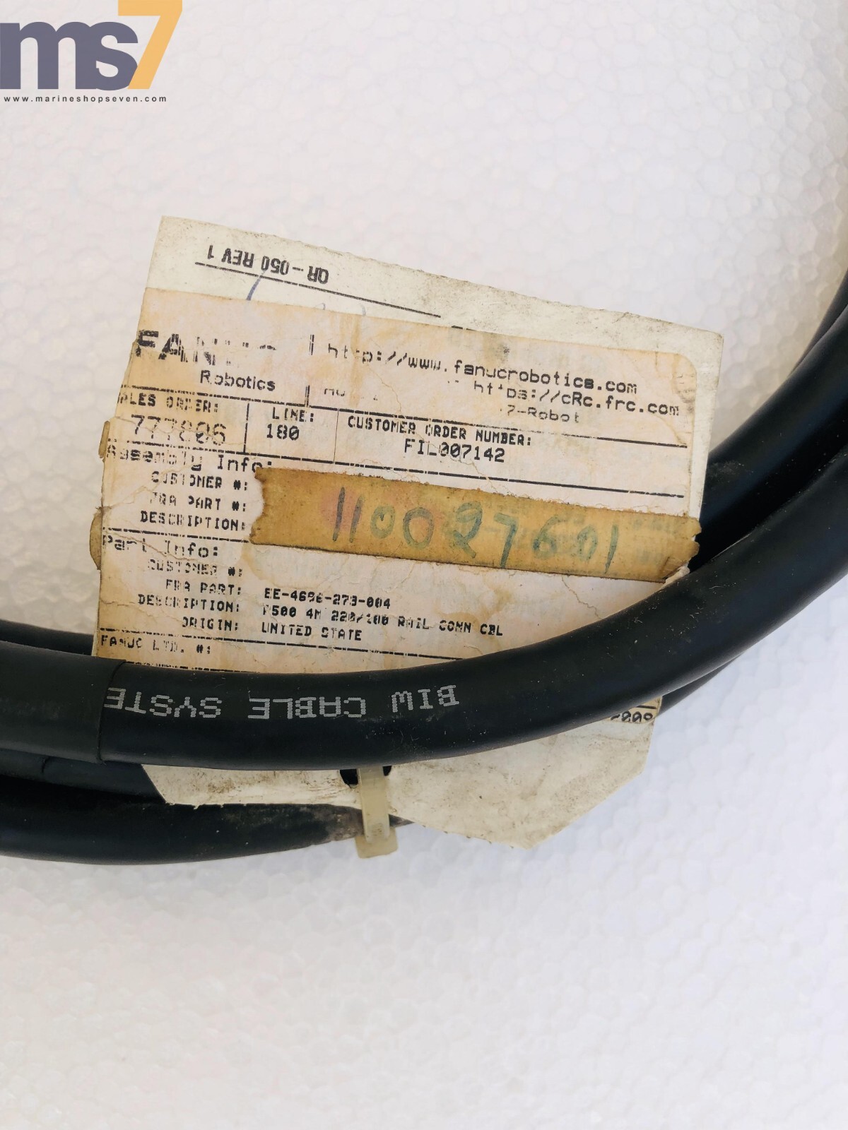 FANUC ROBOTICS EE-4696-273-004 CONTROLLER CABLE ASSEMBLY #NEW