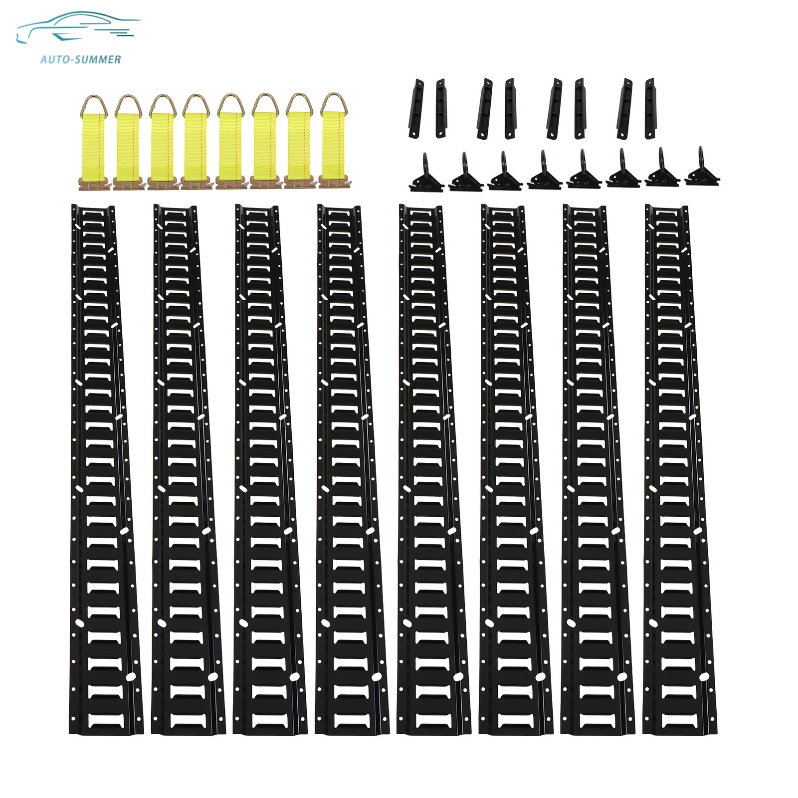 For ATV Truck Secure Cargo Durable 5' E Track Tie Down Enclosed Trailer 32 Pack