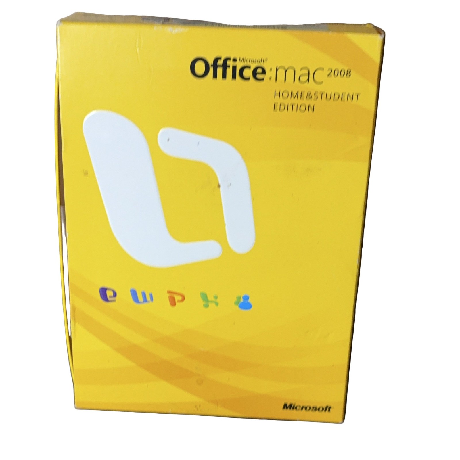 Microsoft Office X12-08297 Mac English DVD Academic Home Software w/ Product Key