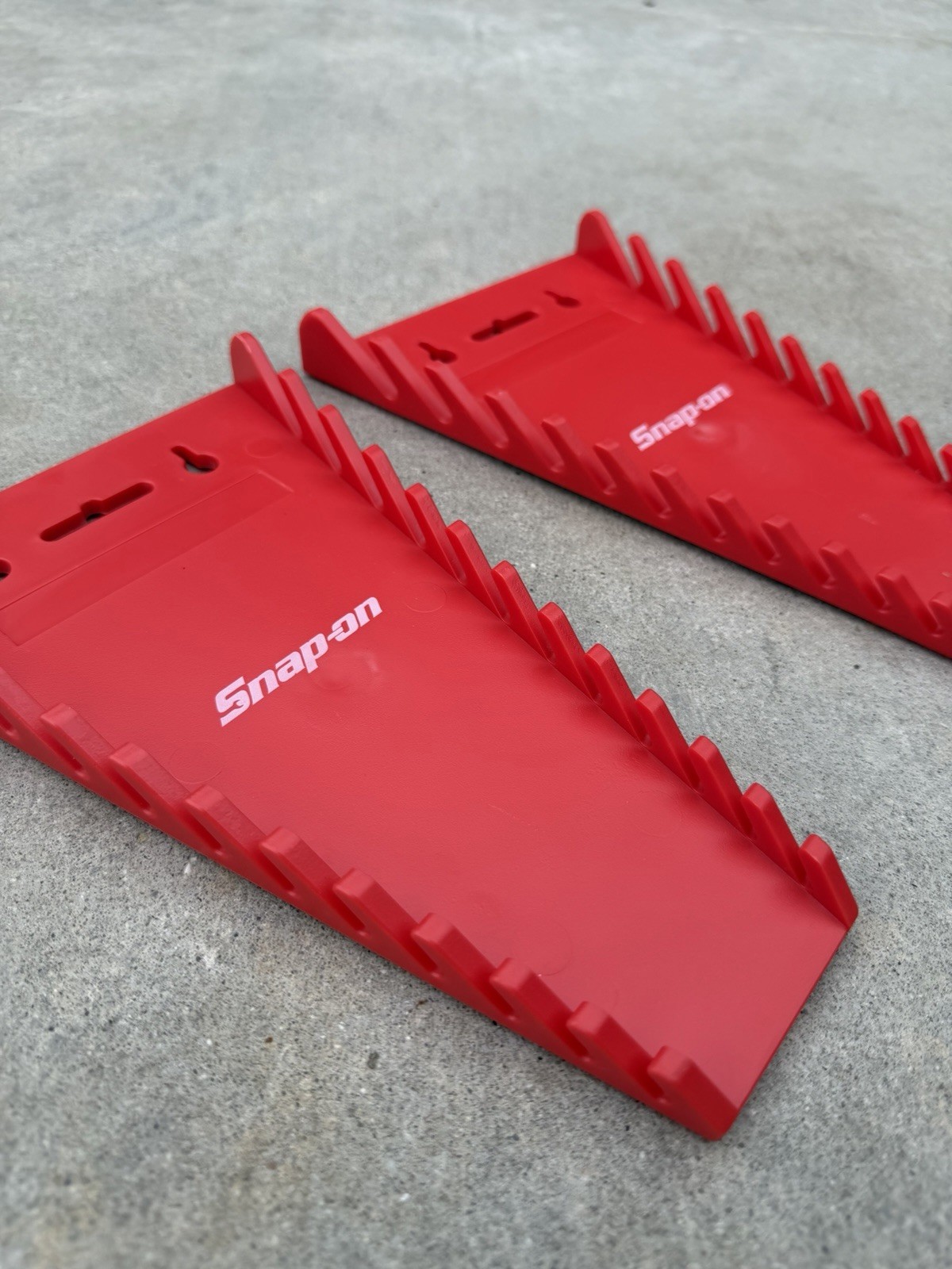 Snap On Tools Magnetic Wrench Organizer Tray Set of 2 SAE METRIC Snap-On Racing
