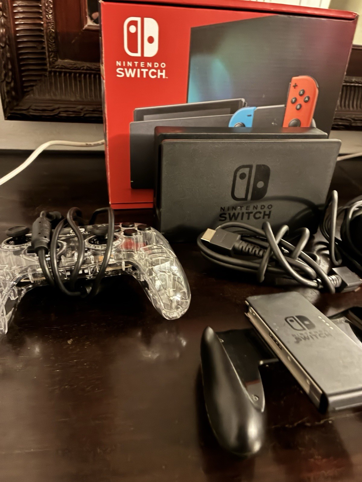 Nintendo Switch Dock Station w/ AC Adapter Power Cord & HDMI Tested