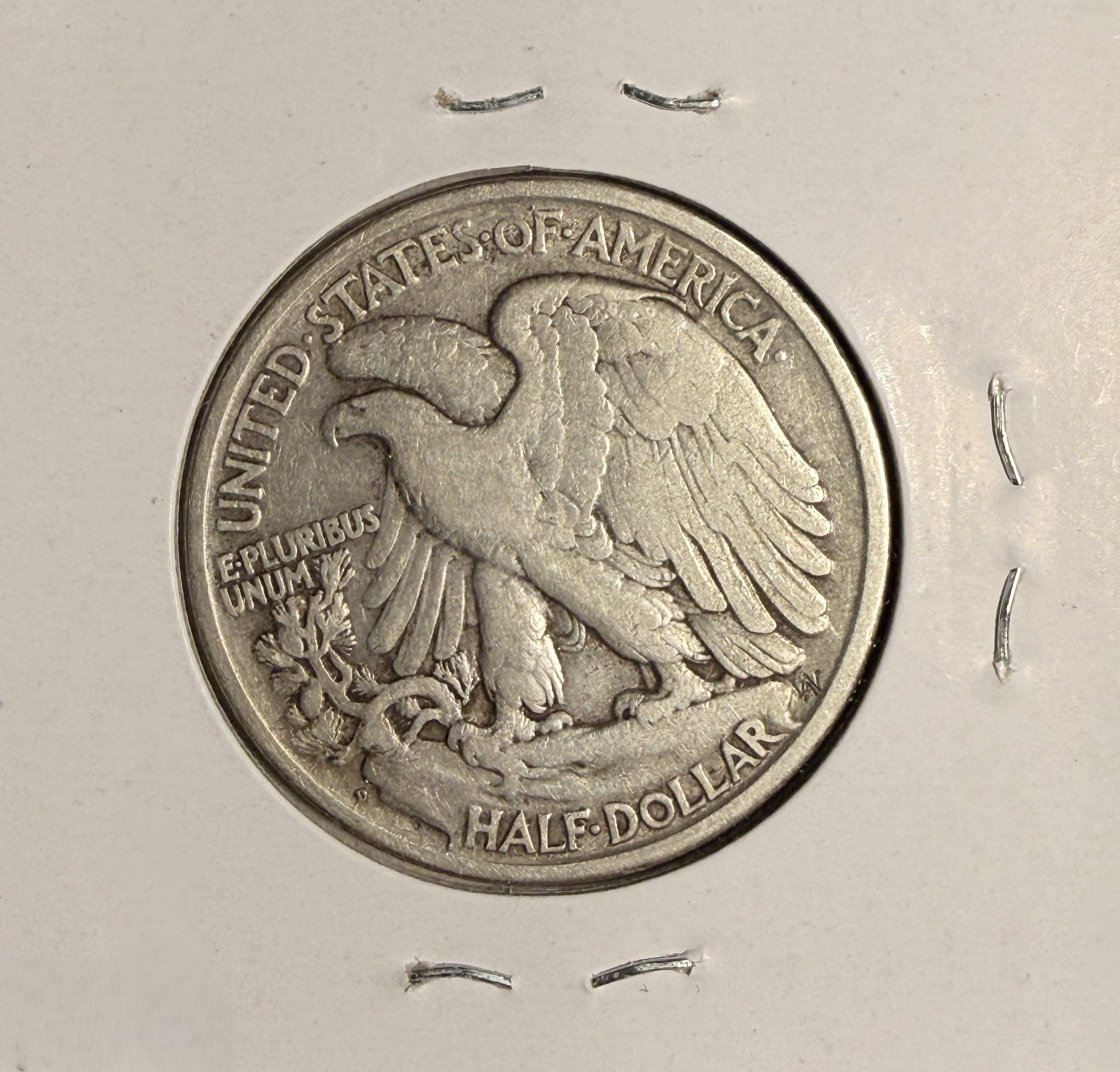 1918-D Walking Liberty Half Dollar, VF (19070)