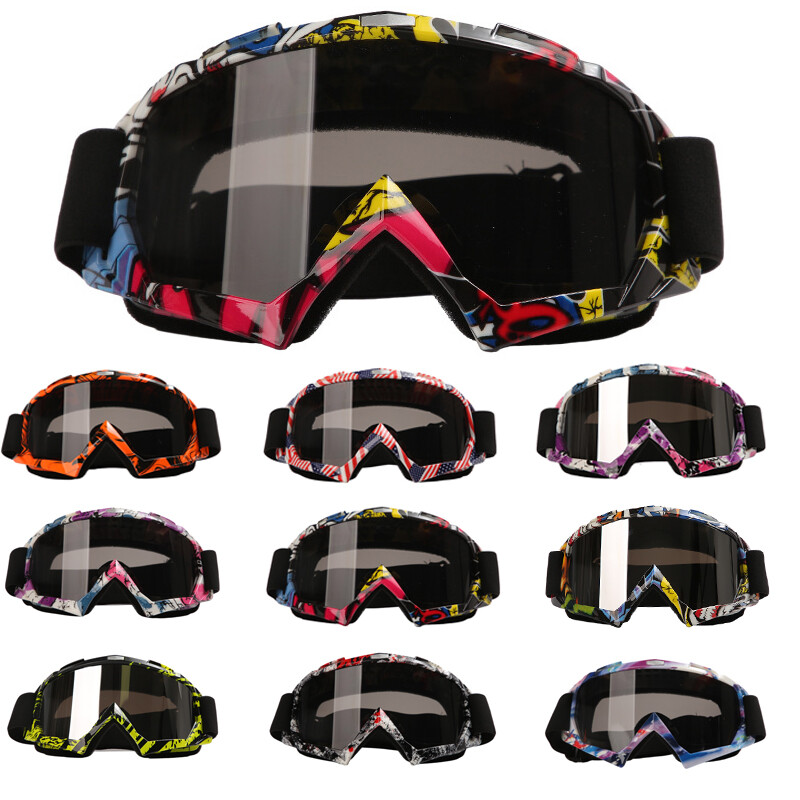 Motorcycle Goggles ATV Racing Dirt Bike Anti-UV Riding Motorbike Safety Glasses
