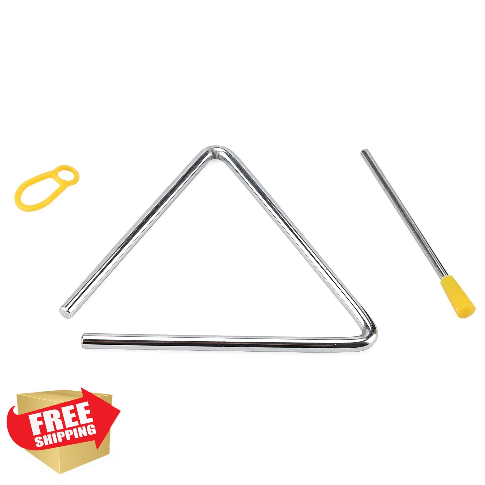 SOUJAP 6 Inch Triangle Instrument 12 Pack