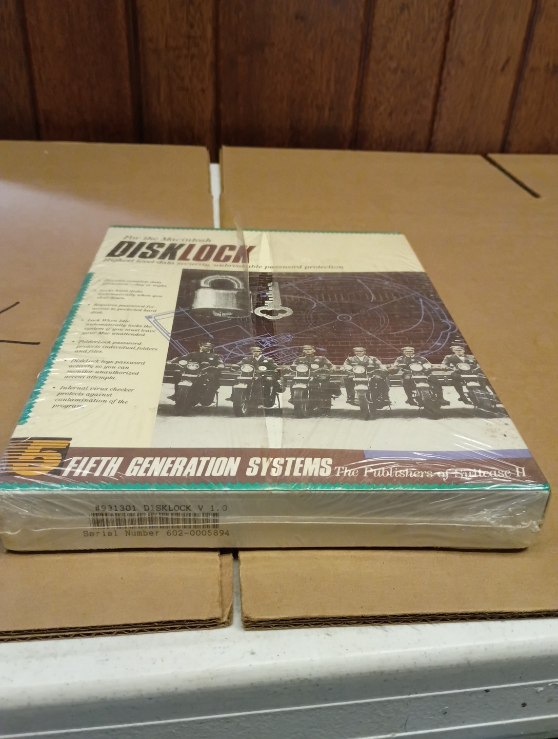 Vintage Disklock Password Protection Software Macintosh 1991