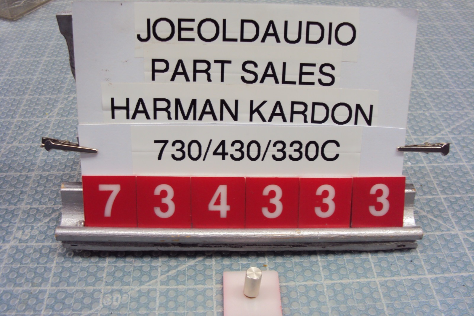 Harman Kardon 730,430,330C Knob Replaces All Functions Except Tuner Nice Cond