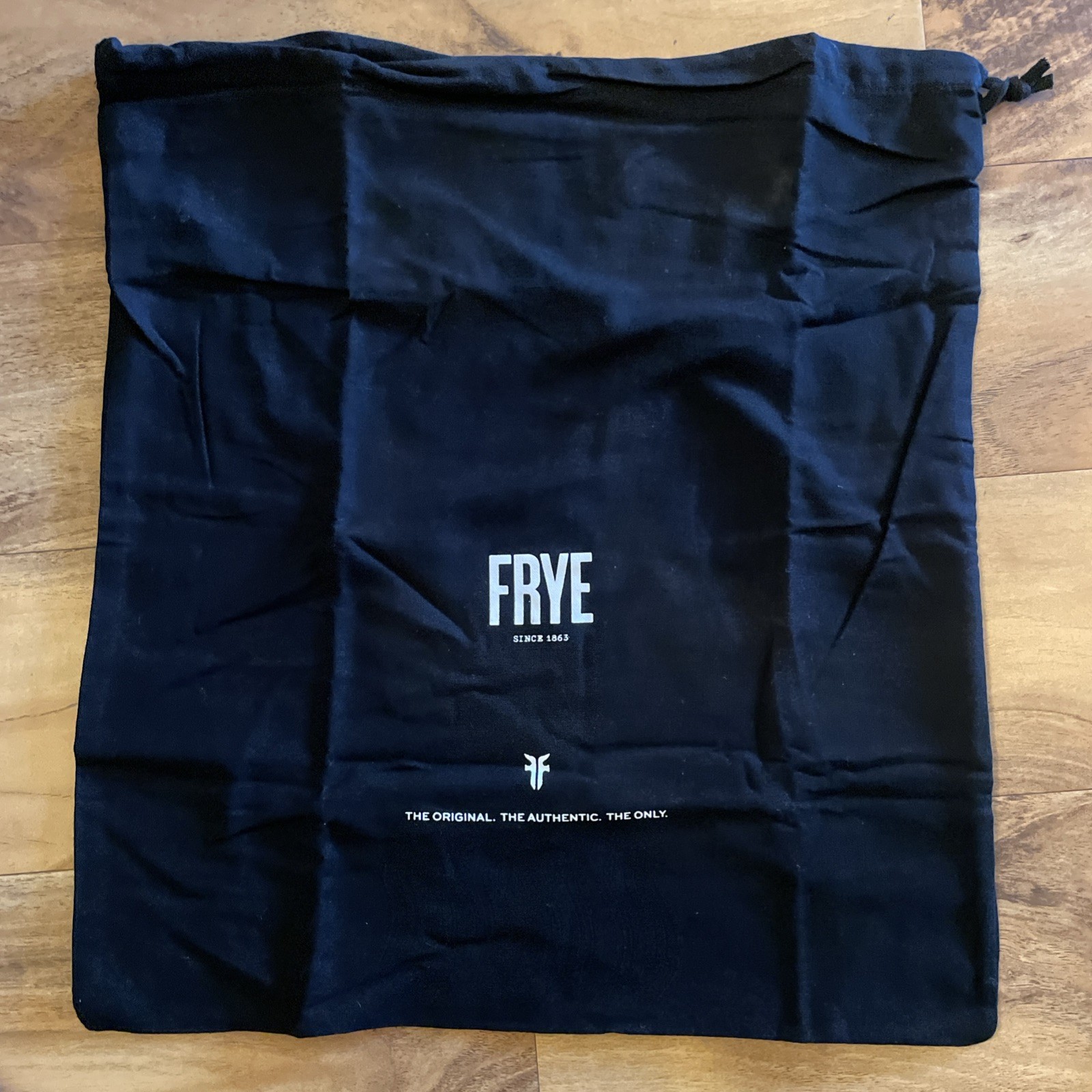 Frye Dust Bag Storage Black 17”x15.5” Excellent New