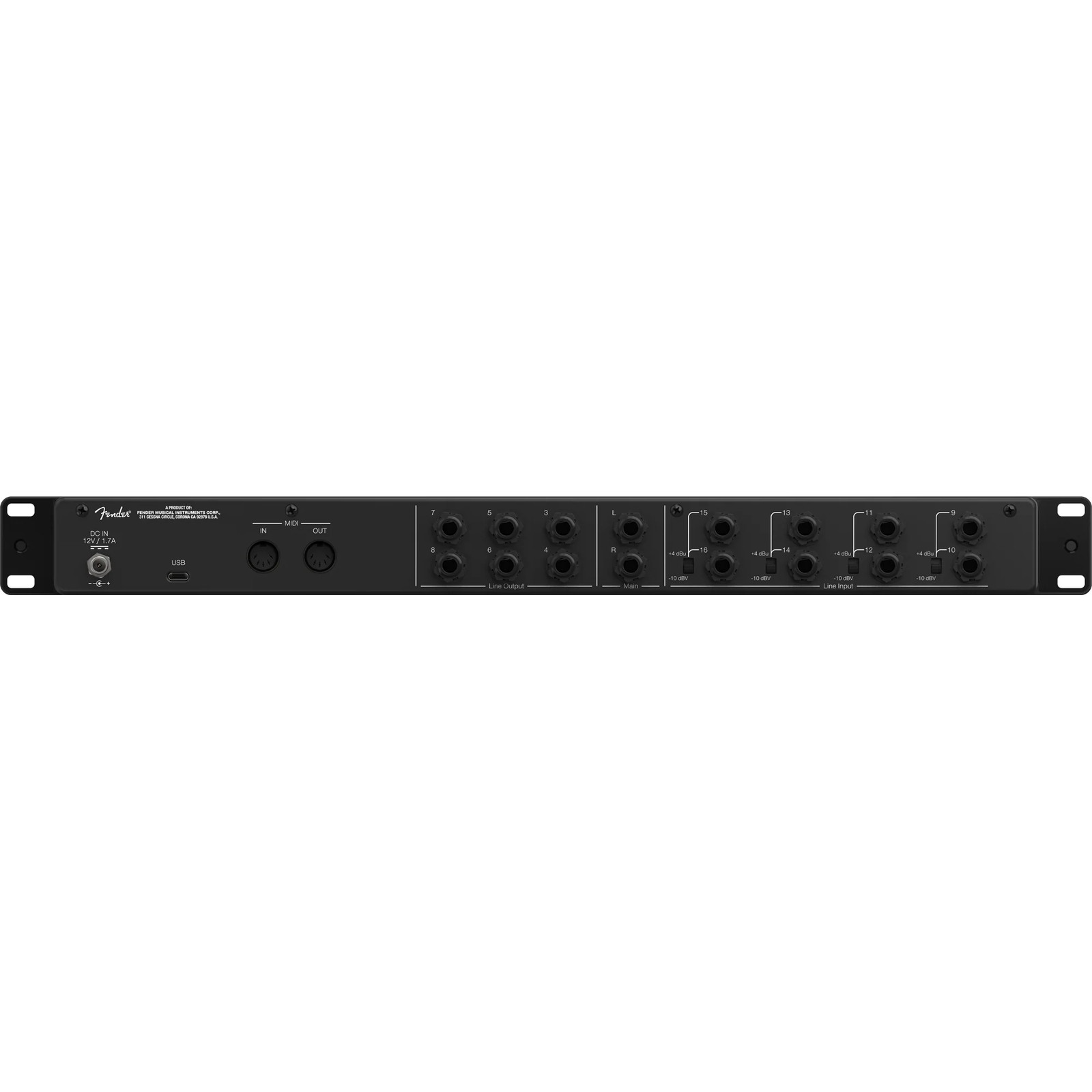 Fender Studio Quantum LT 16 USB-C Audio Interface