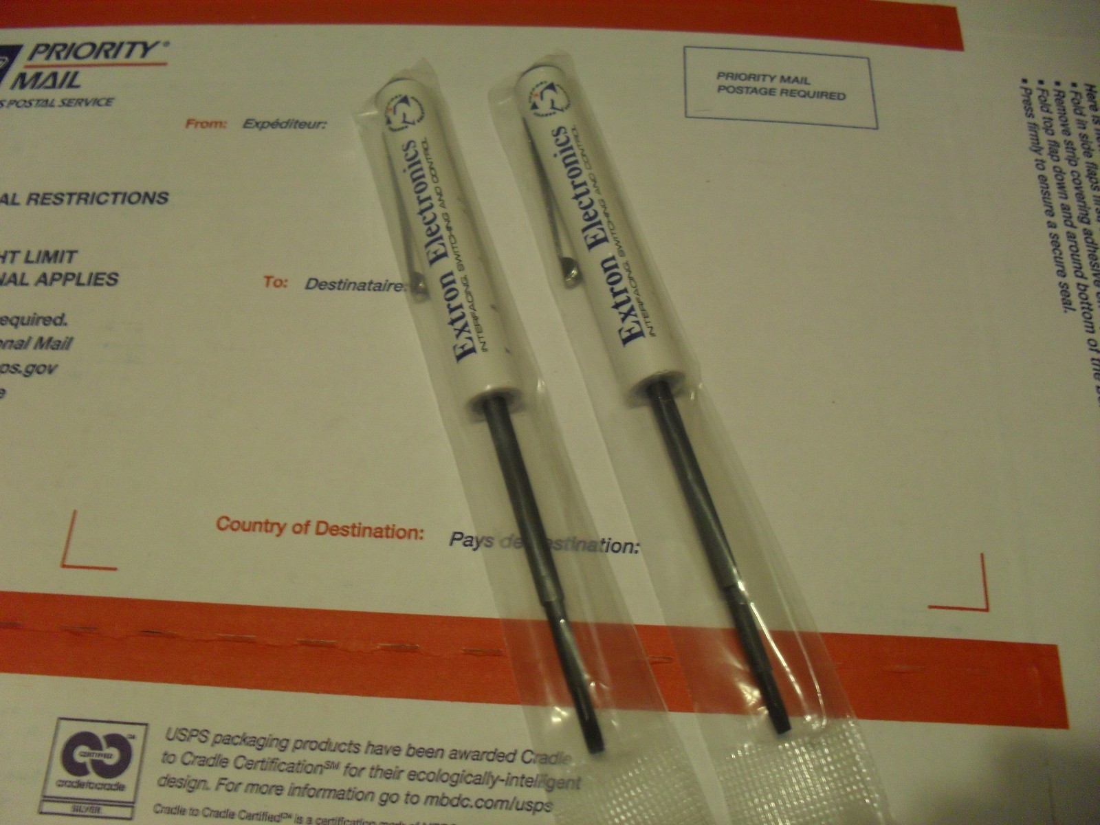 Extron Reversible Pocket Screw Drivers (Pair)