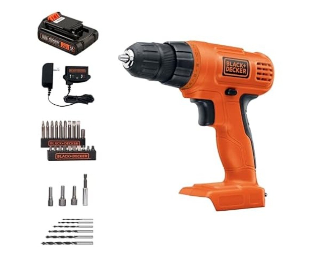 BLACK+DECKER LD120VA 20V MAX POWERCONNECT Cordless Drill With Bits