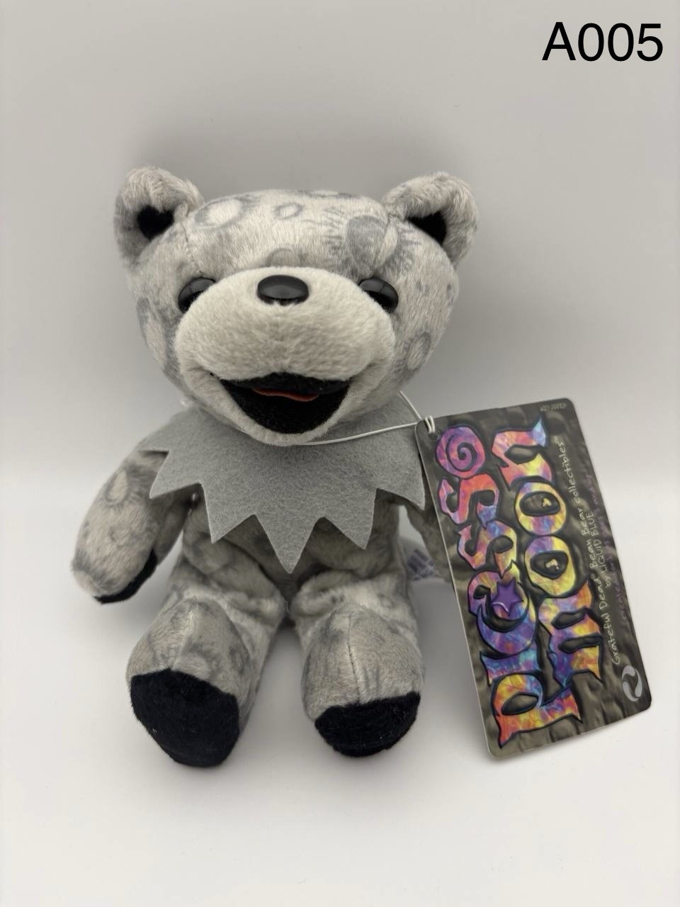 Grateful Dead 7" Picasso Moon Bean Bear Plush by Liquid Blue Vintage New w/ Tag