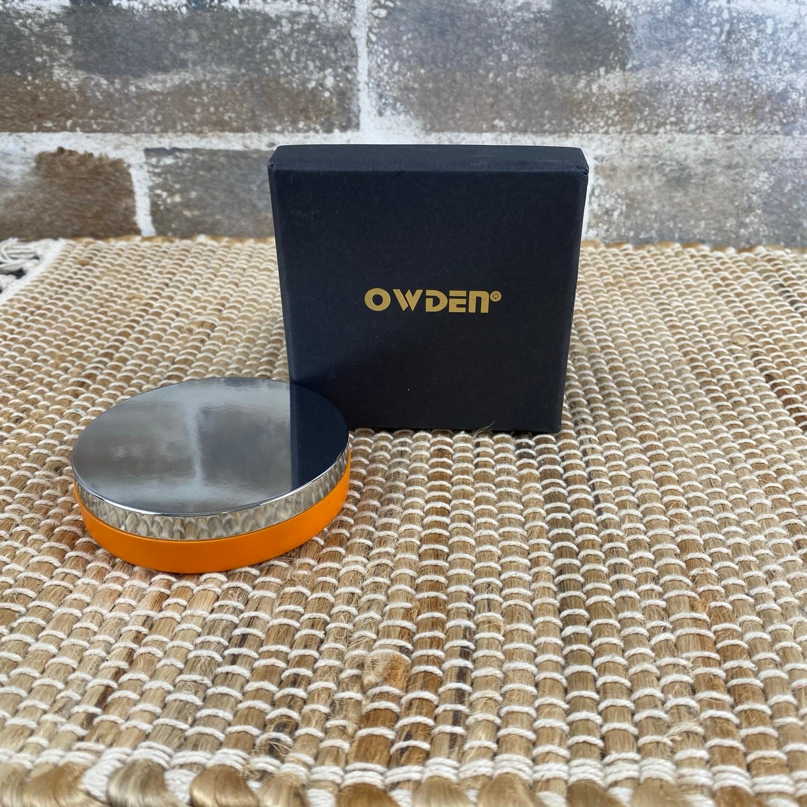 Owden Steel Bench Block Tool for Jewelry Stamping 3" diameter 3/4" height