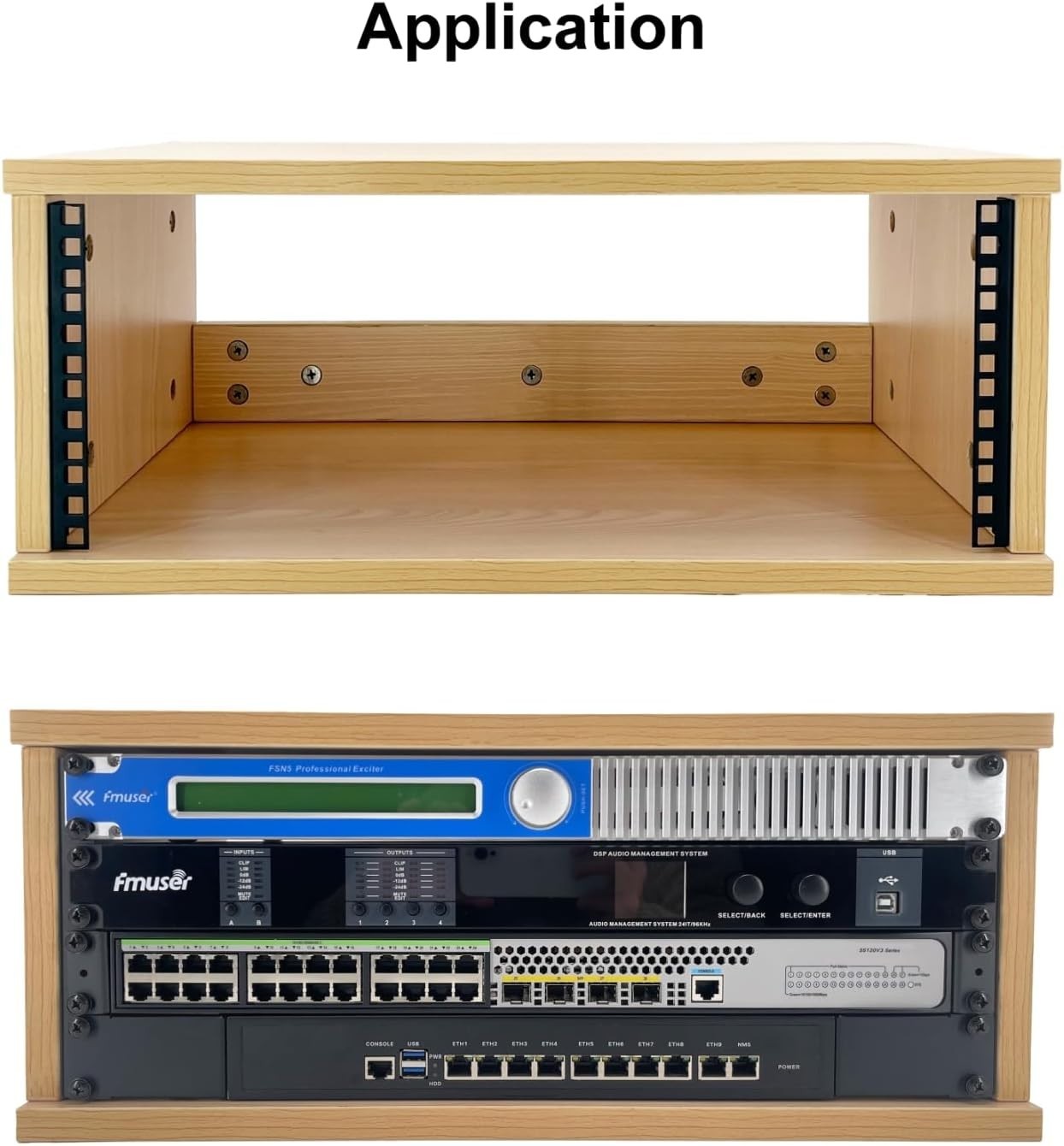 4U Rack Rails with M6 Screws & Nuts for Server Racks | Includes cage nuts set...