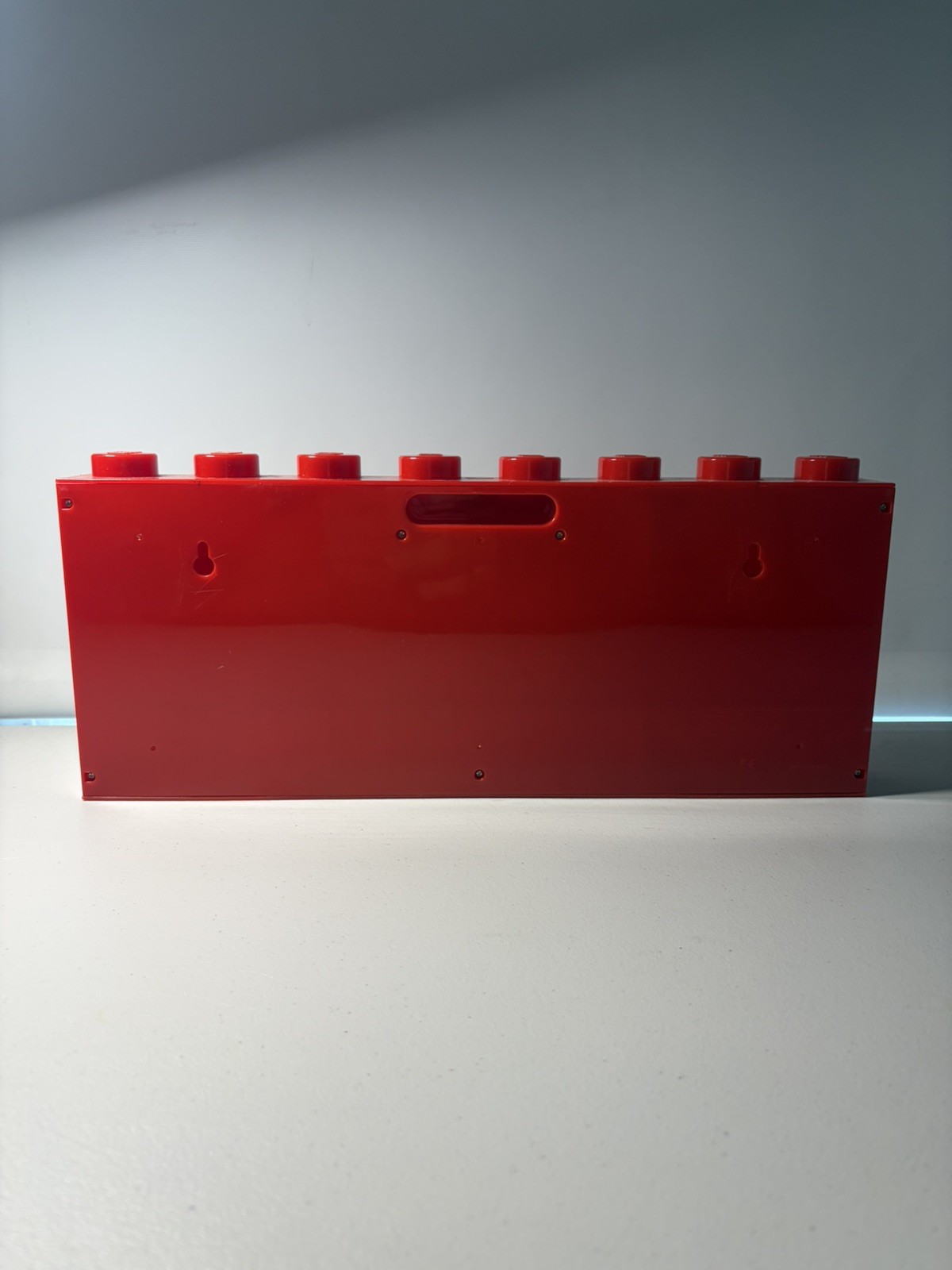 LEGO Minifigure Display Case 16 Red Large 8 Stud Holds 16 Figures Wall Mount