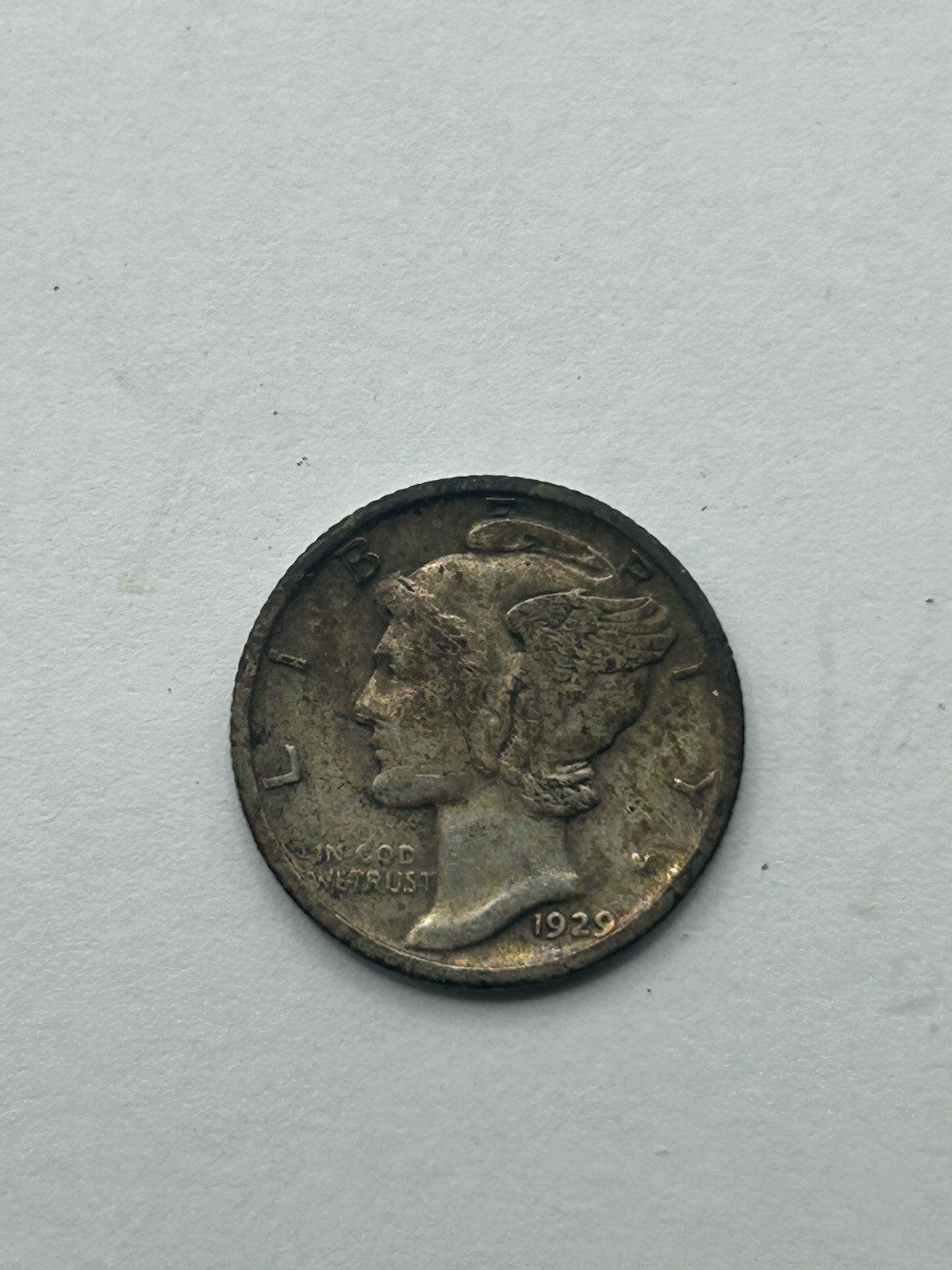 1929 Mercury Dime VG+