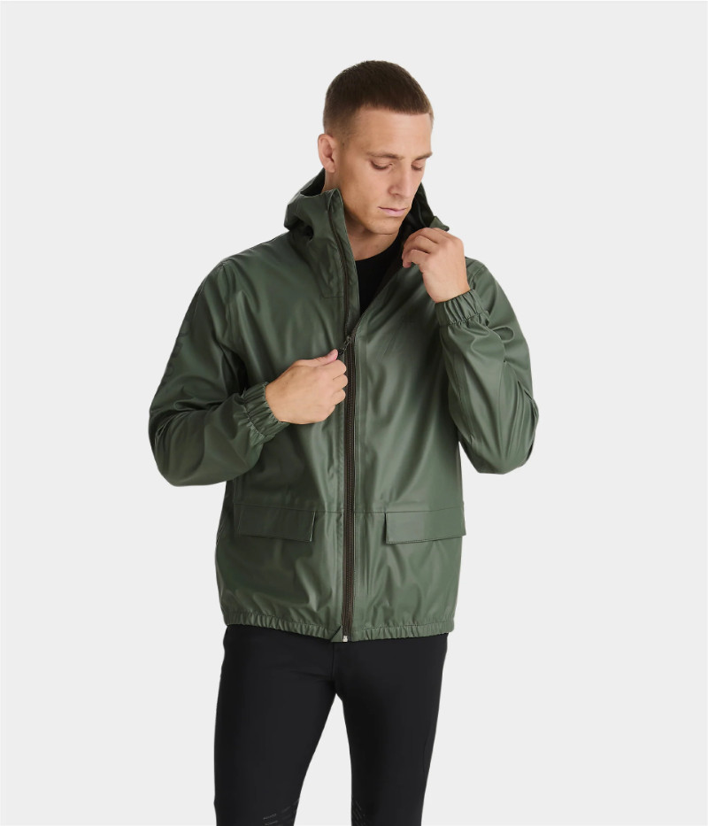 Horse Pilot Men's Short Rain Tech Jacket