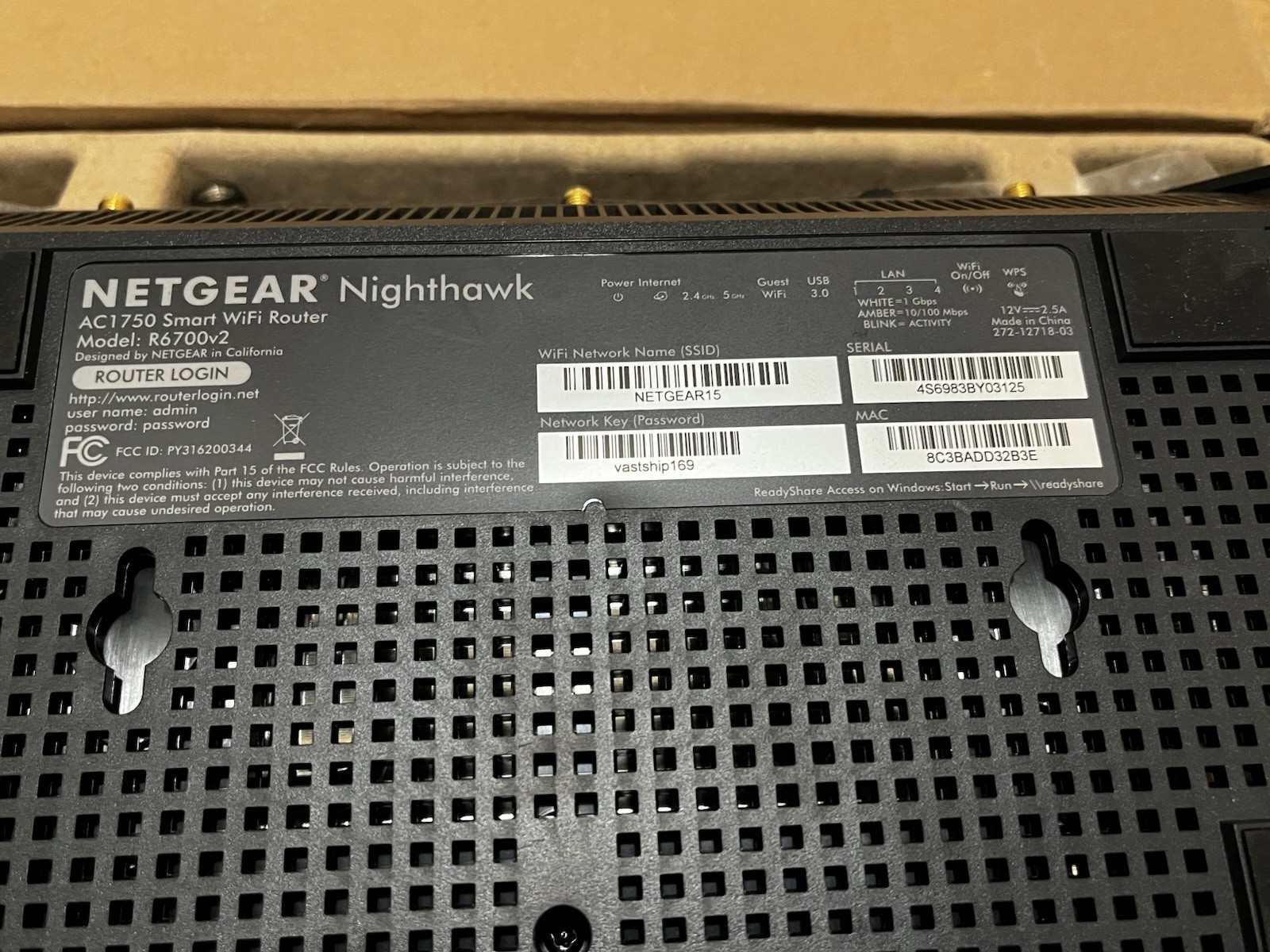 Nighthawk AC1750 Netgear Smart WiFi Router