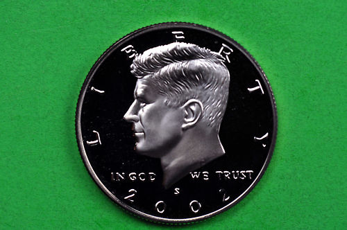2002-S Kennedy Half Dollar Deep Cameo US GEM  Proof Coin (c/n clad)
