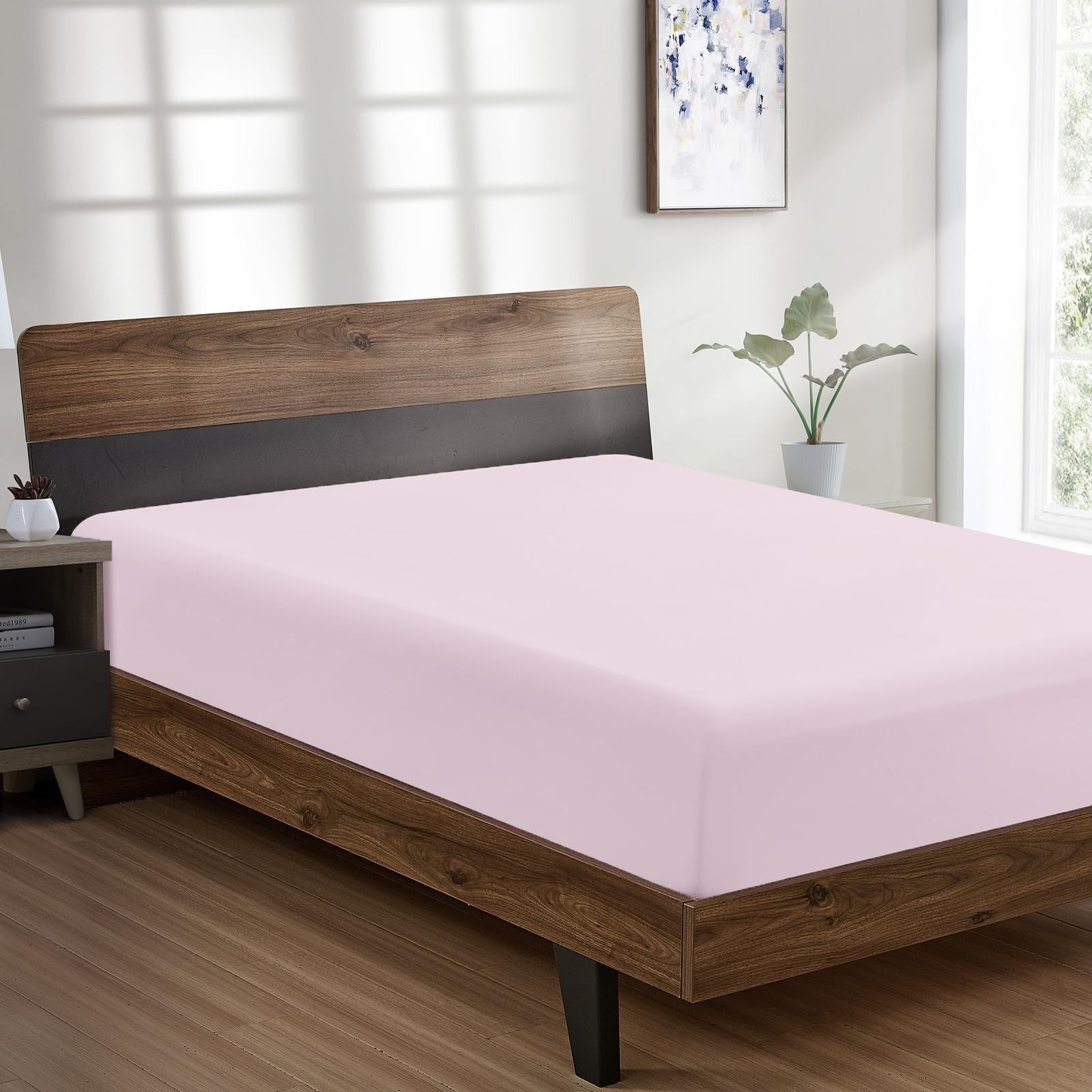 Twin XL Fitted Sheet Only - Hotel Quality Fitted Sheet Twin XL Size - Ultra S...