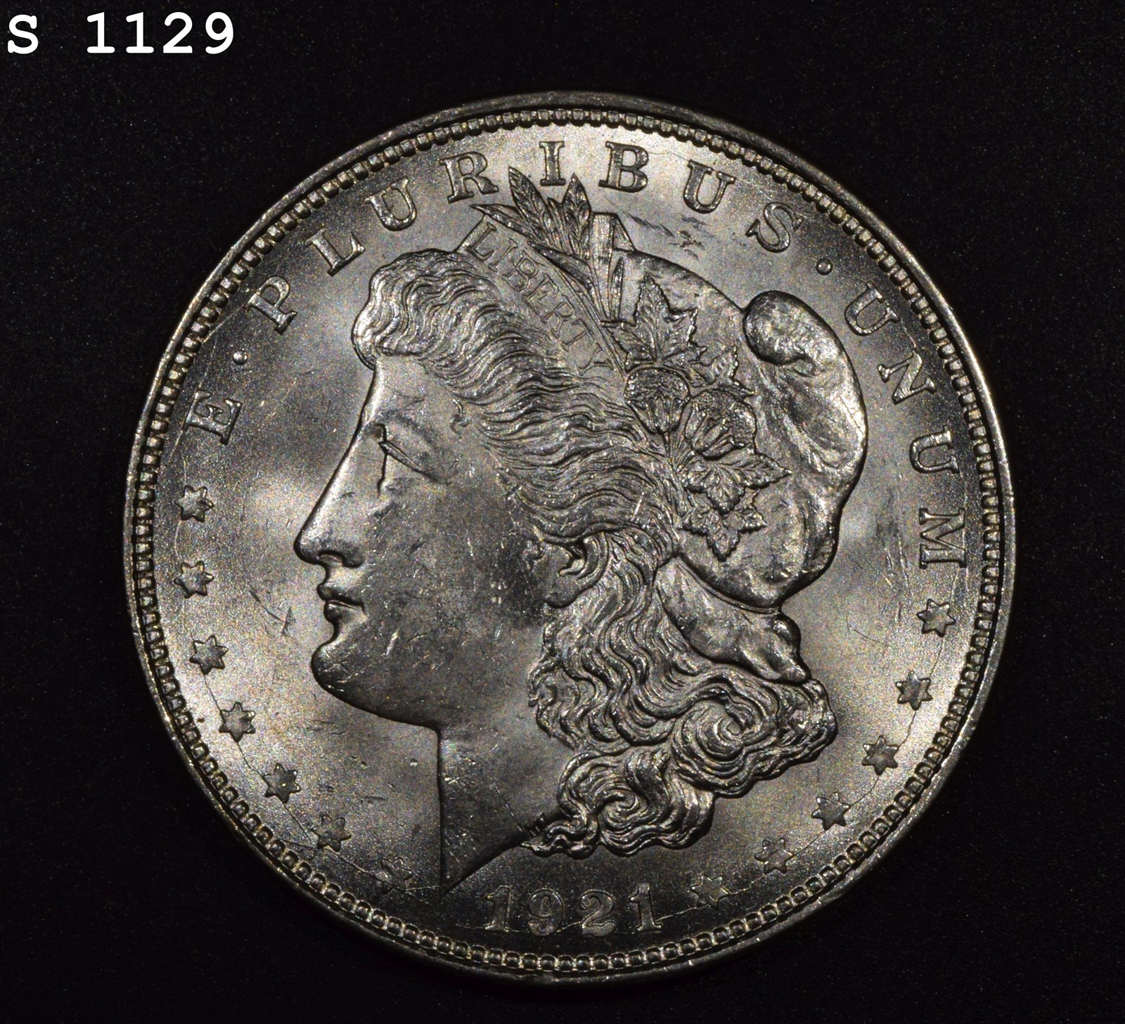 1921 Morgan Silver Dollar "VCH BU"