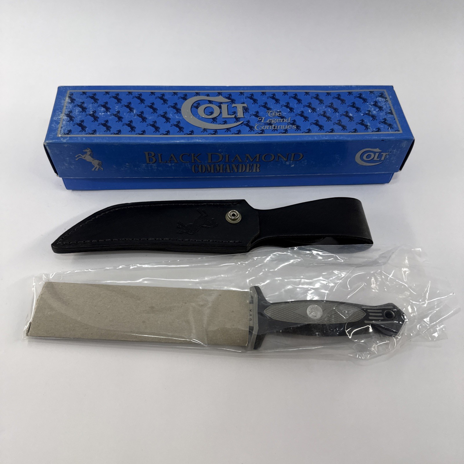 Colt CT9 Black Diamond Commander Knife & Sheath New in Box