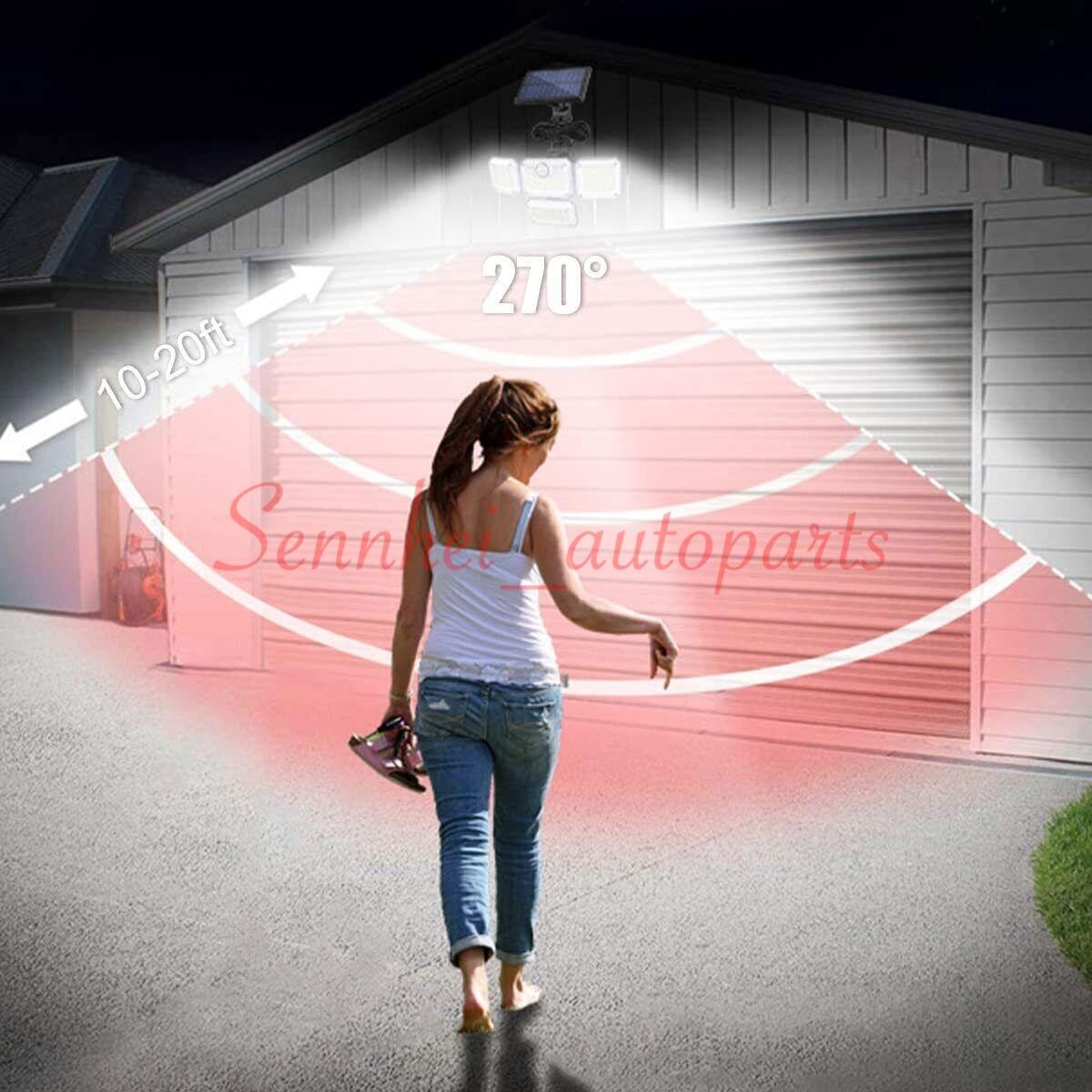 3000LM 333 LED Solar Lights Outdoor Waterproof Motion Sensor Security Wall Lamp