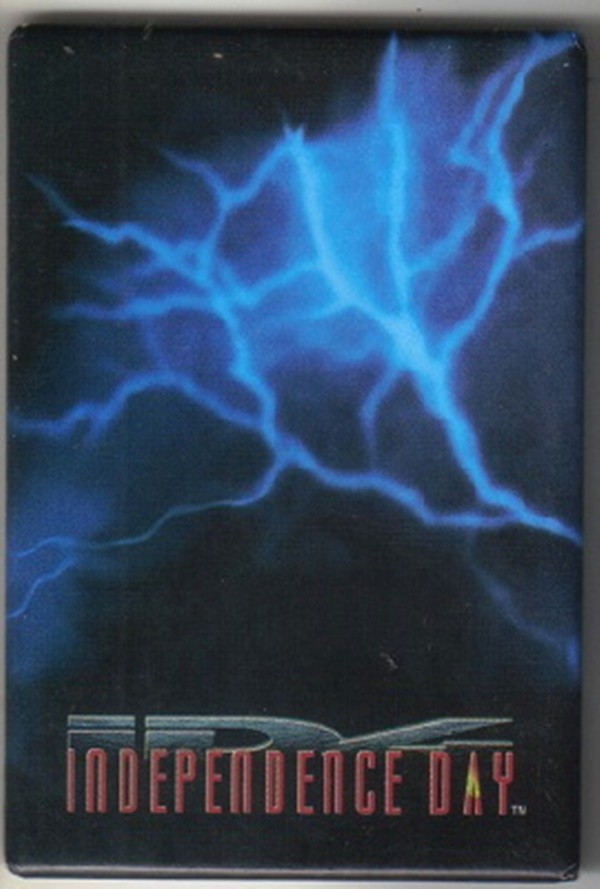 Independence Day Movie Lightning Arrival Magnet, NEW UNUSED