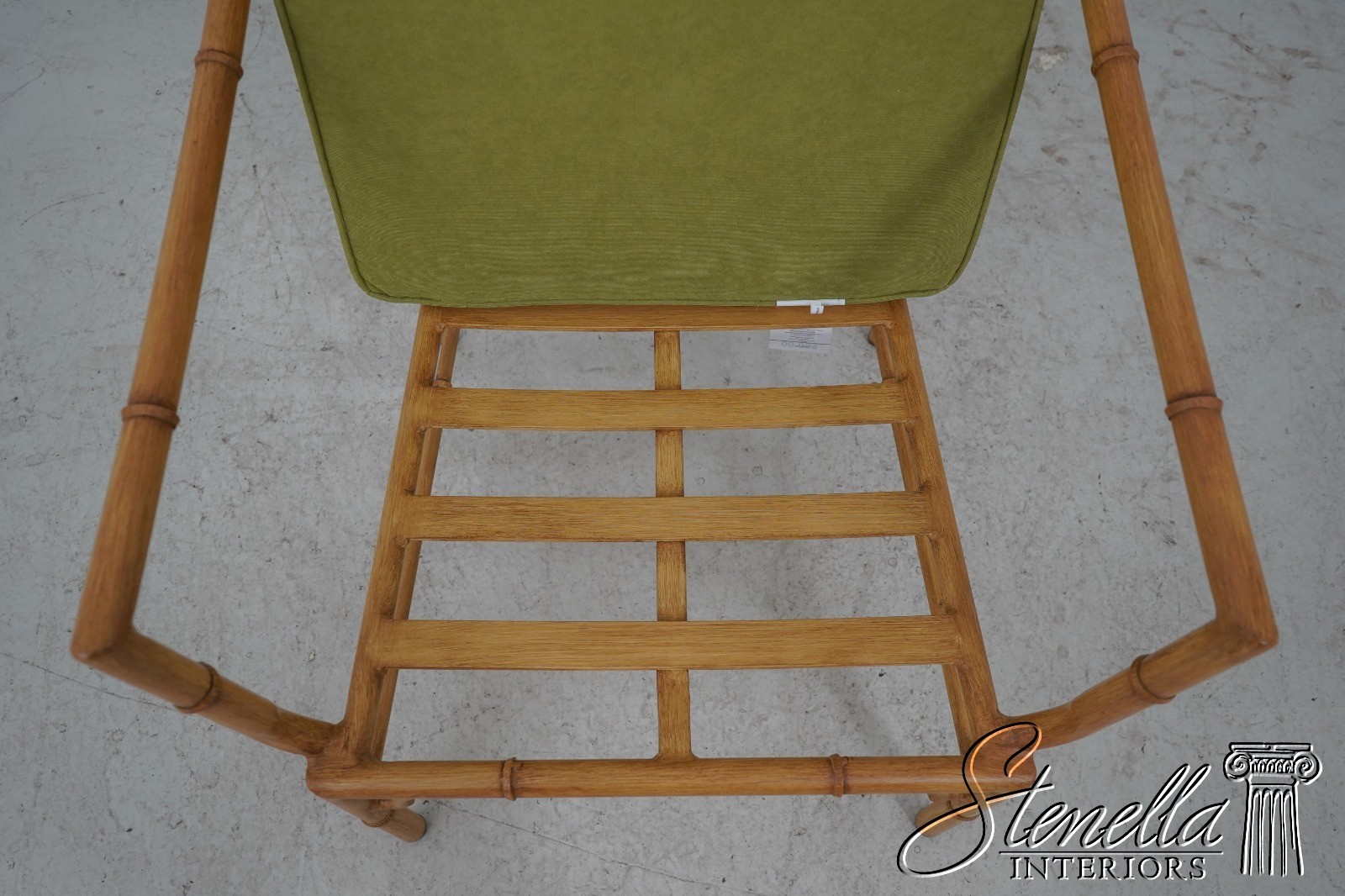 F60374: Bamboo Form Modern Design Aluminum Patio Chair
