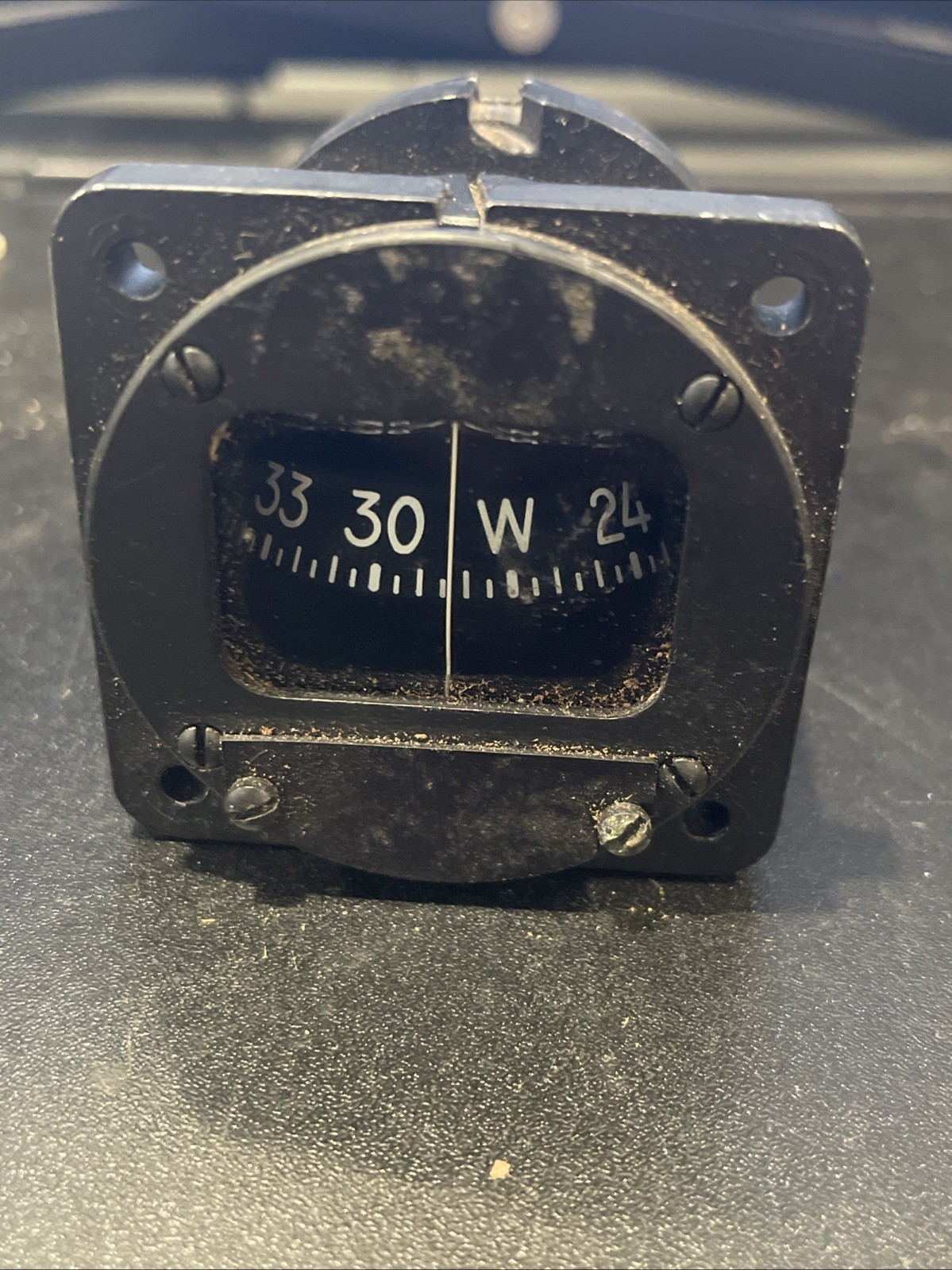 C2300 Dash Mounted Liquid Compass Indicator  - Untested Vintage