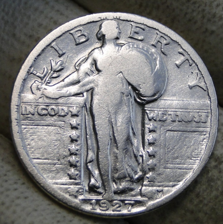 1927-S Standing Liberty Quarter