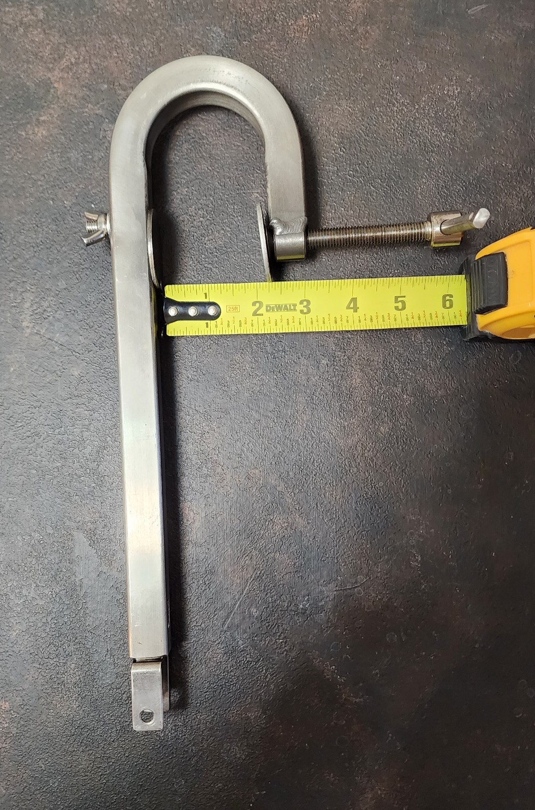 Universal Stainless Steel mount for sonar transducer, Strong and Solid.