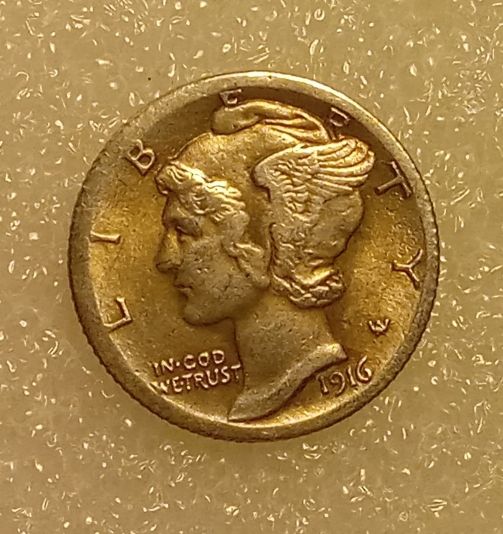 1916-D Mercury Dime Coin Contemporary Restrike