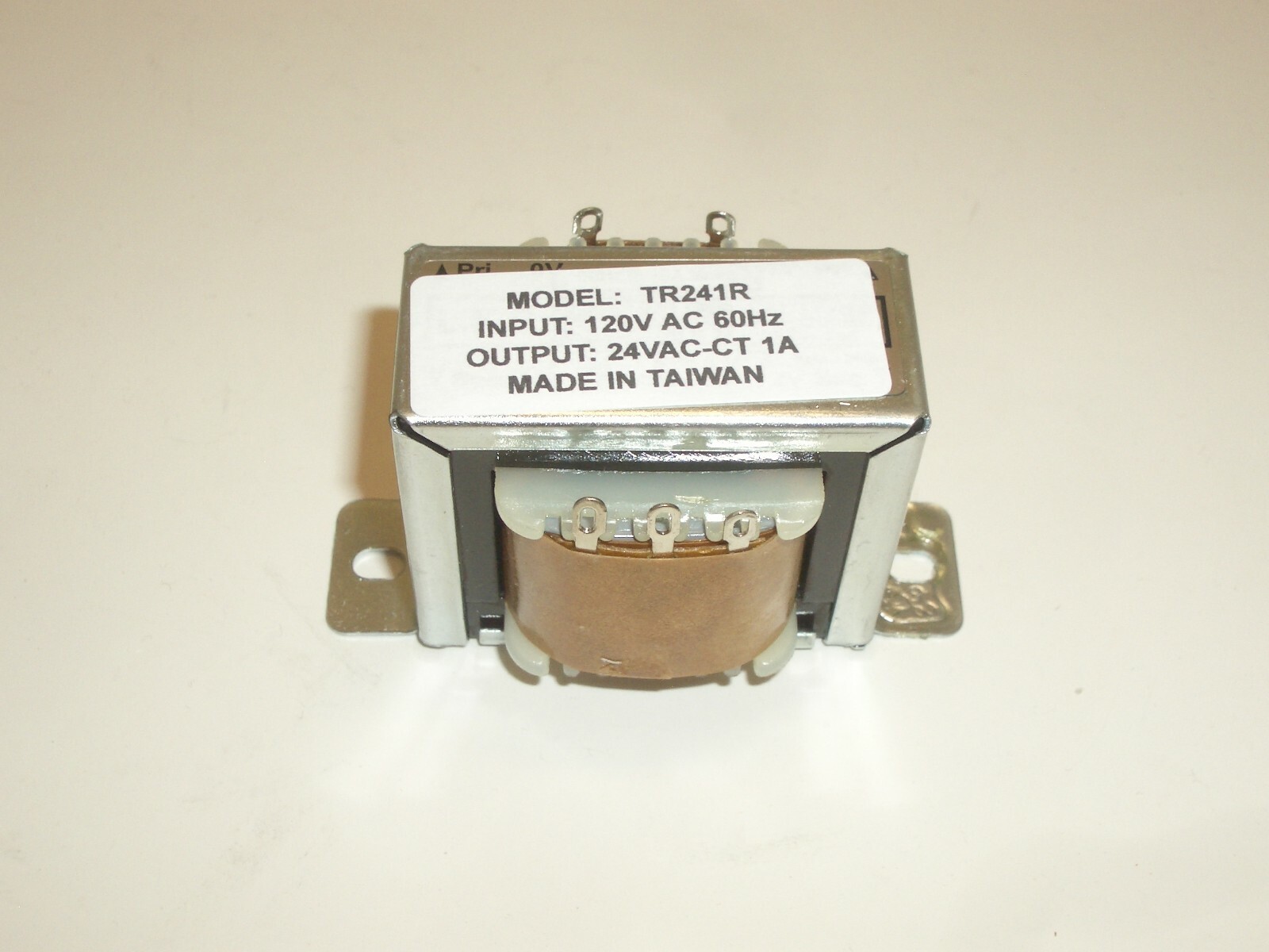 PHILMORE TR241R 120VAC TO 24VAC CENTER TAP CT 12V-0-12V 1A POWER TRANSFORMER