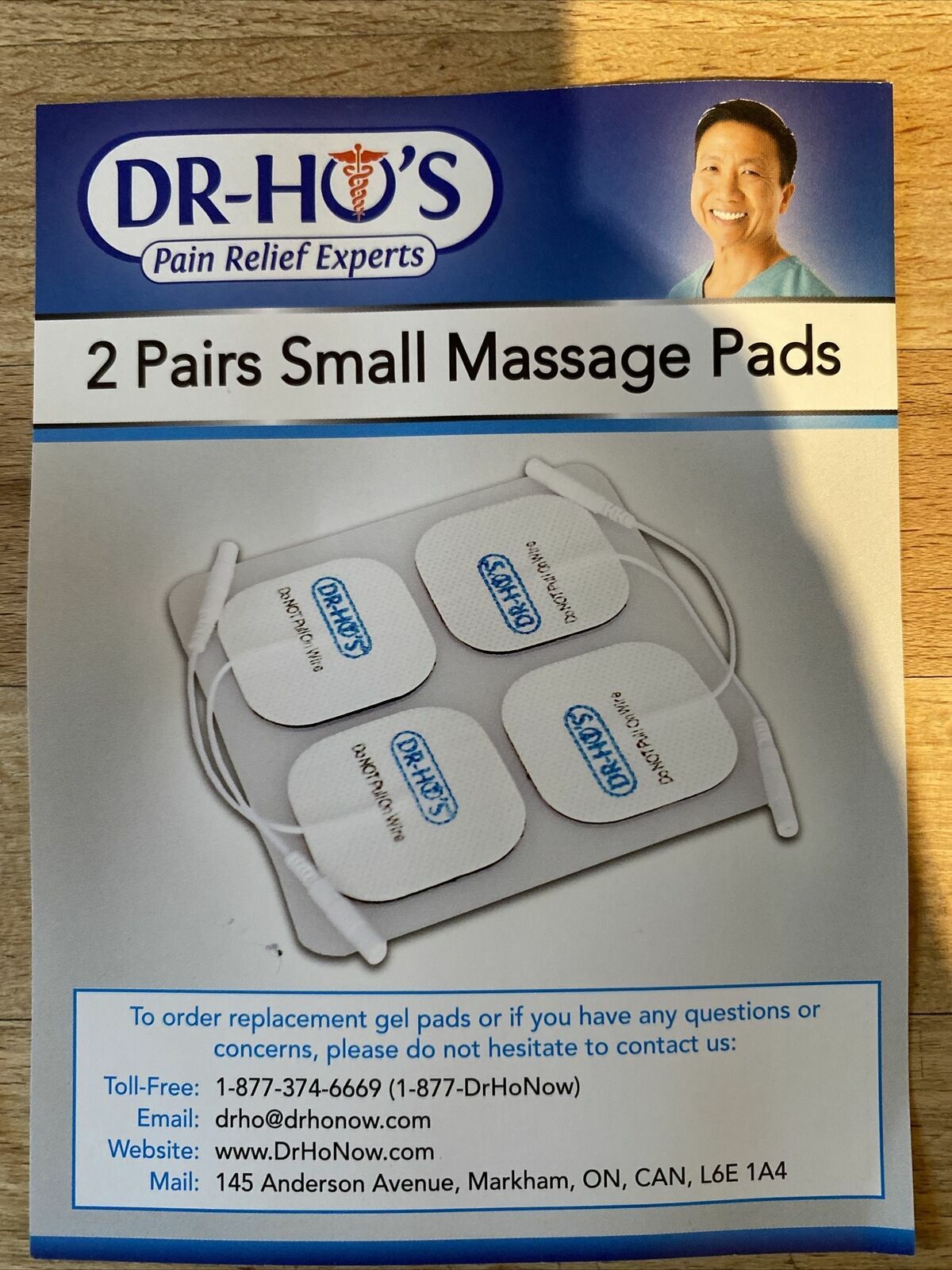 4 Pair DR HO'S Pain Therapy System Replacement Flex Tone Small Electrode Gel Pad