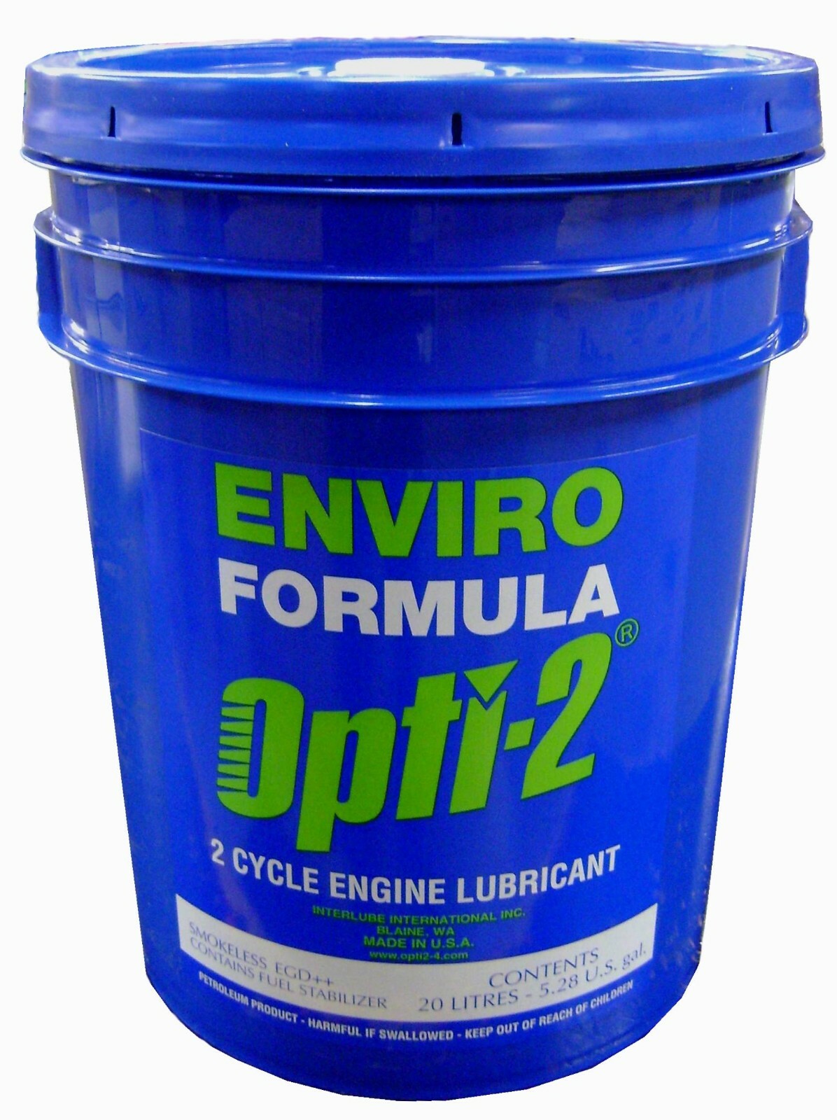 Opti-2® Smoke-Free 2-Cycle Mixing Oil - 5.3 Gallon Pail, 20015