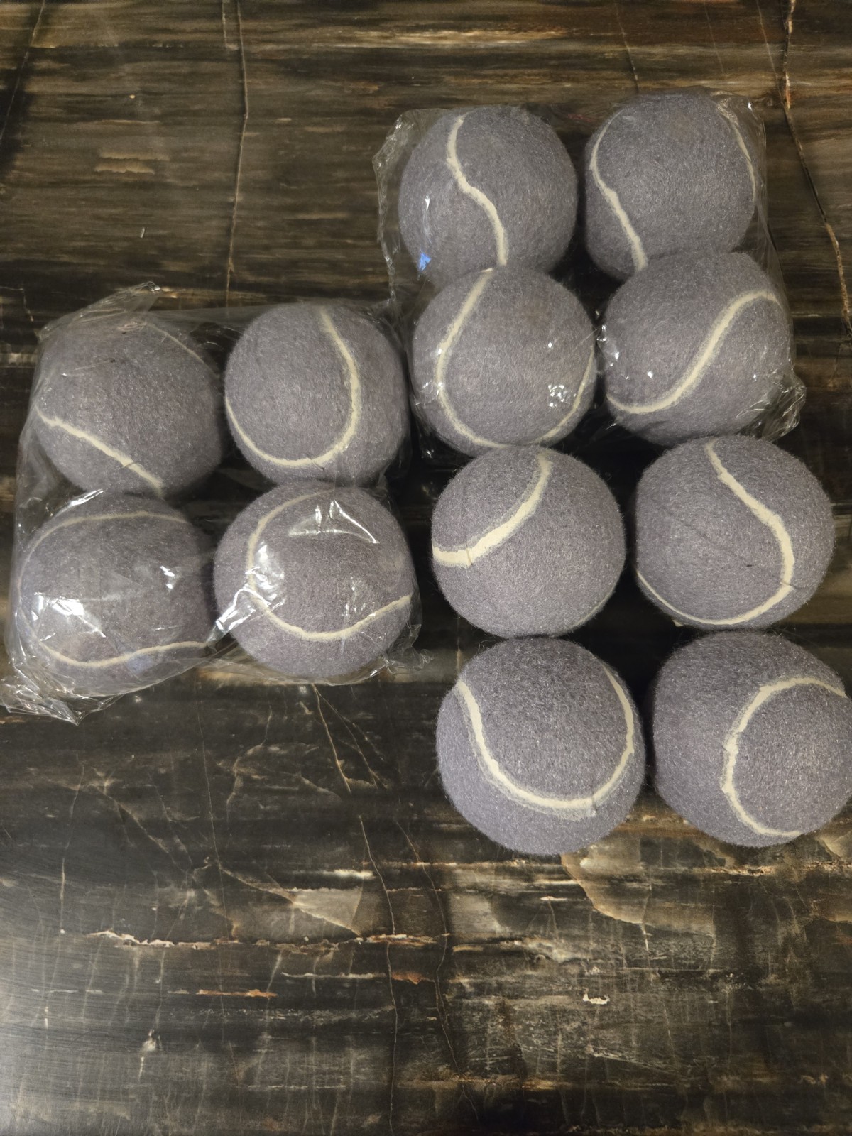 12 Precut Walker Tennis Balls Furniture Legs and Floor Protection