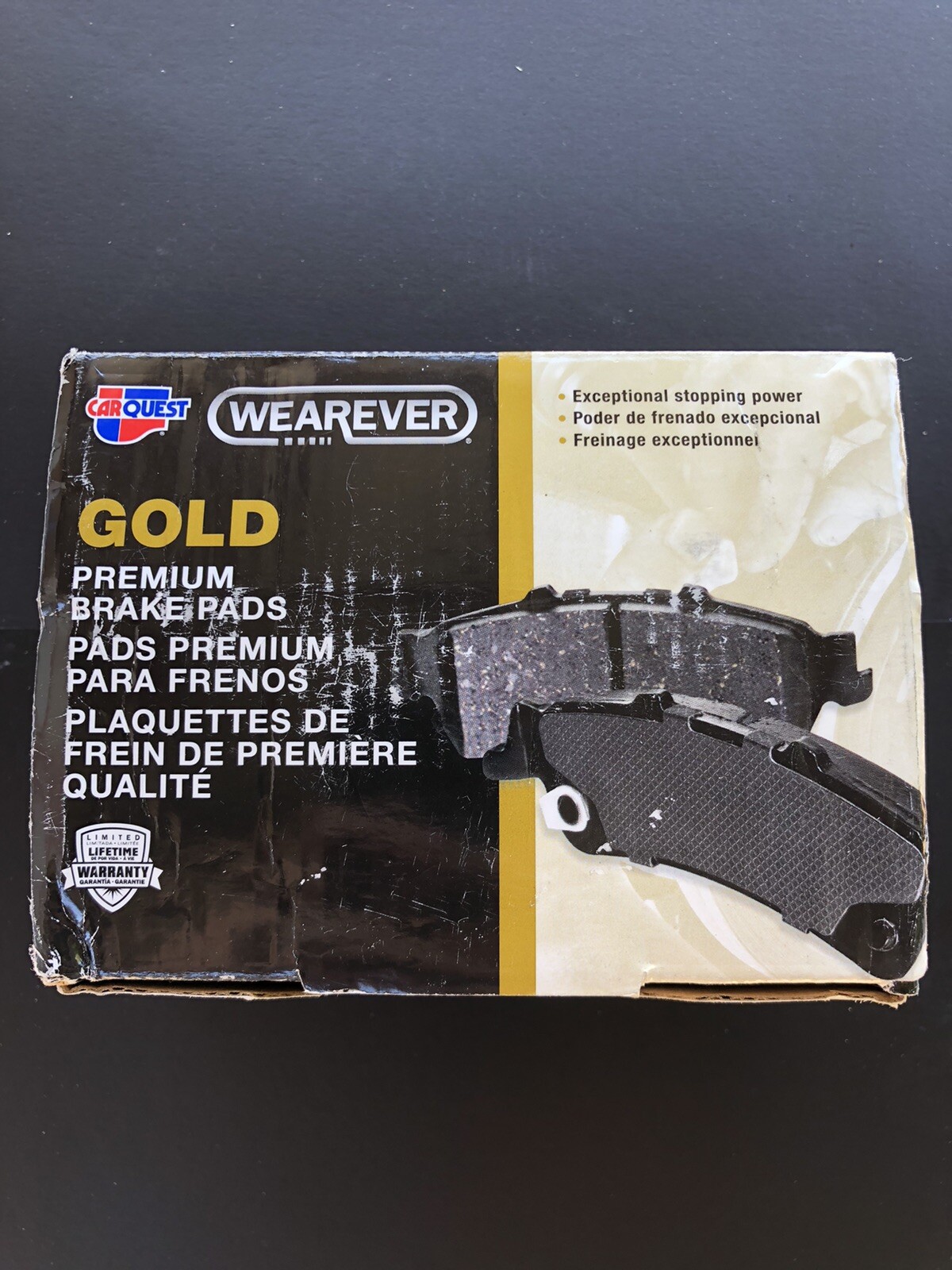 Carquest Wearever Gold Ceramic Brake Pads Premium (Set-4 pads) ~ GNAD707 ~ NEW