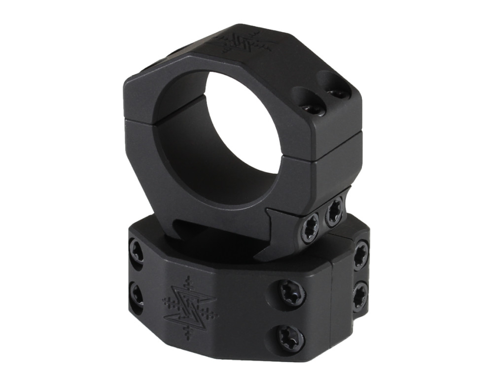 Seekins Precision 30MM Tactical Scope Rings - 4 Screw Caps - Low: .82 Inches