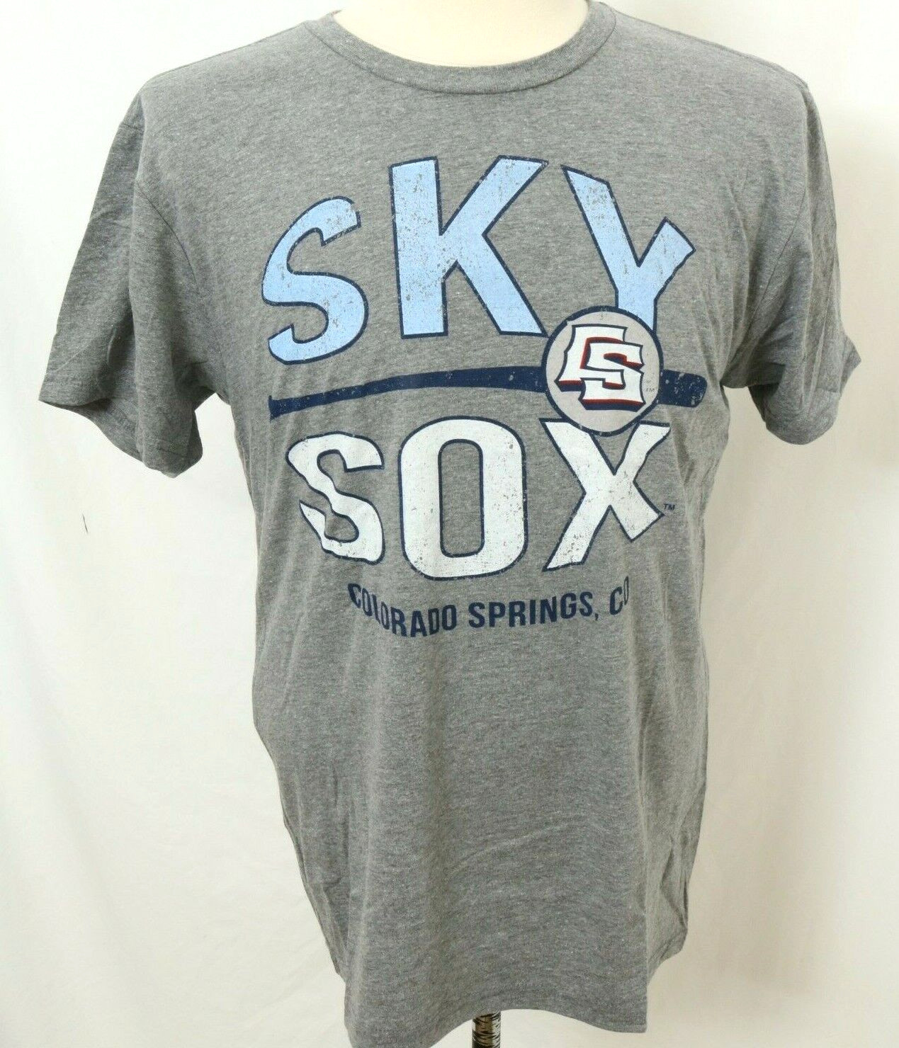 NEW Colorado Springs Sky Sox Minor League Baseball 108 Stitches Tee Shirt Mens L