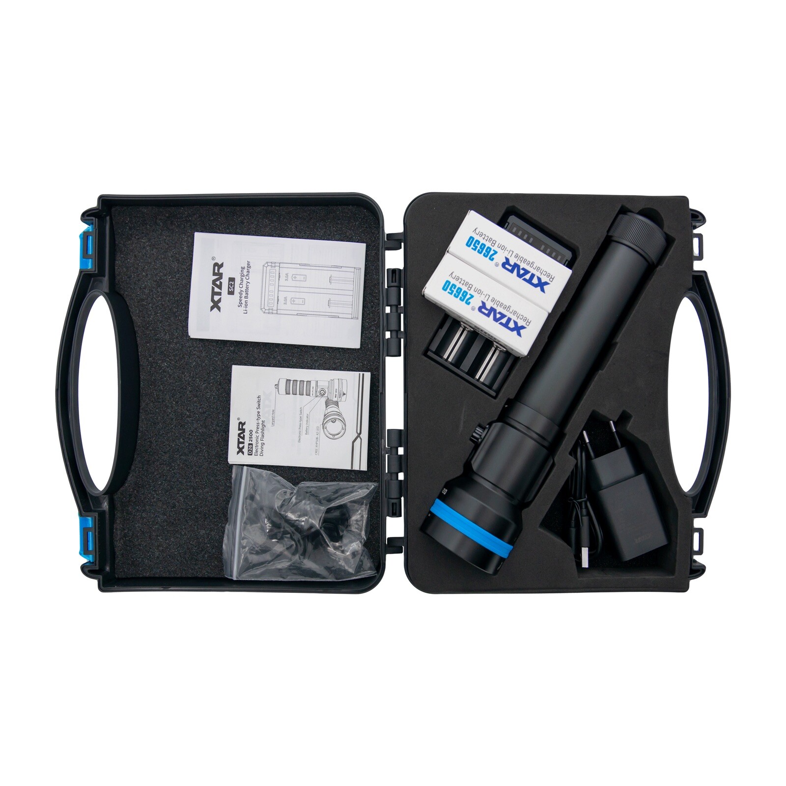 XTAR D26 2500 FULL SET COMBO - SHORT & LONG BATTERY COMPARTMENT + SILICON GREASE