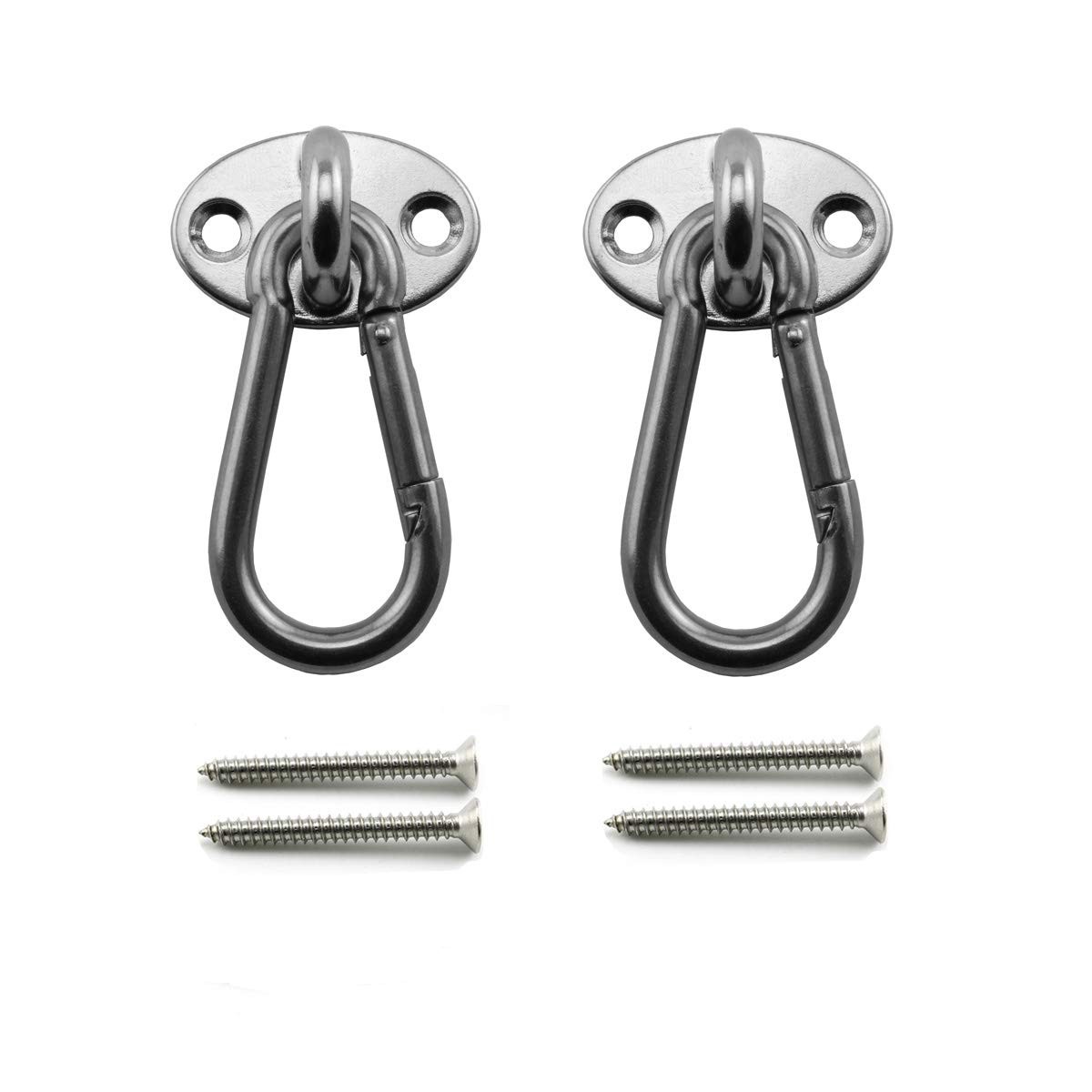 2 Set M6 Suspension Ceiling Wall Mount U Hook Anchor Hanger Stainless Steel H