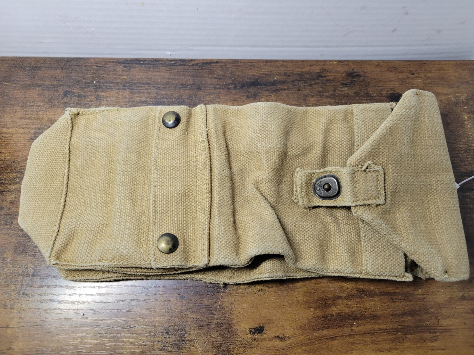 1950 Dutch Military Pouch Dated 1950 Pattern 37 Good Snaps